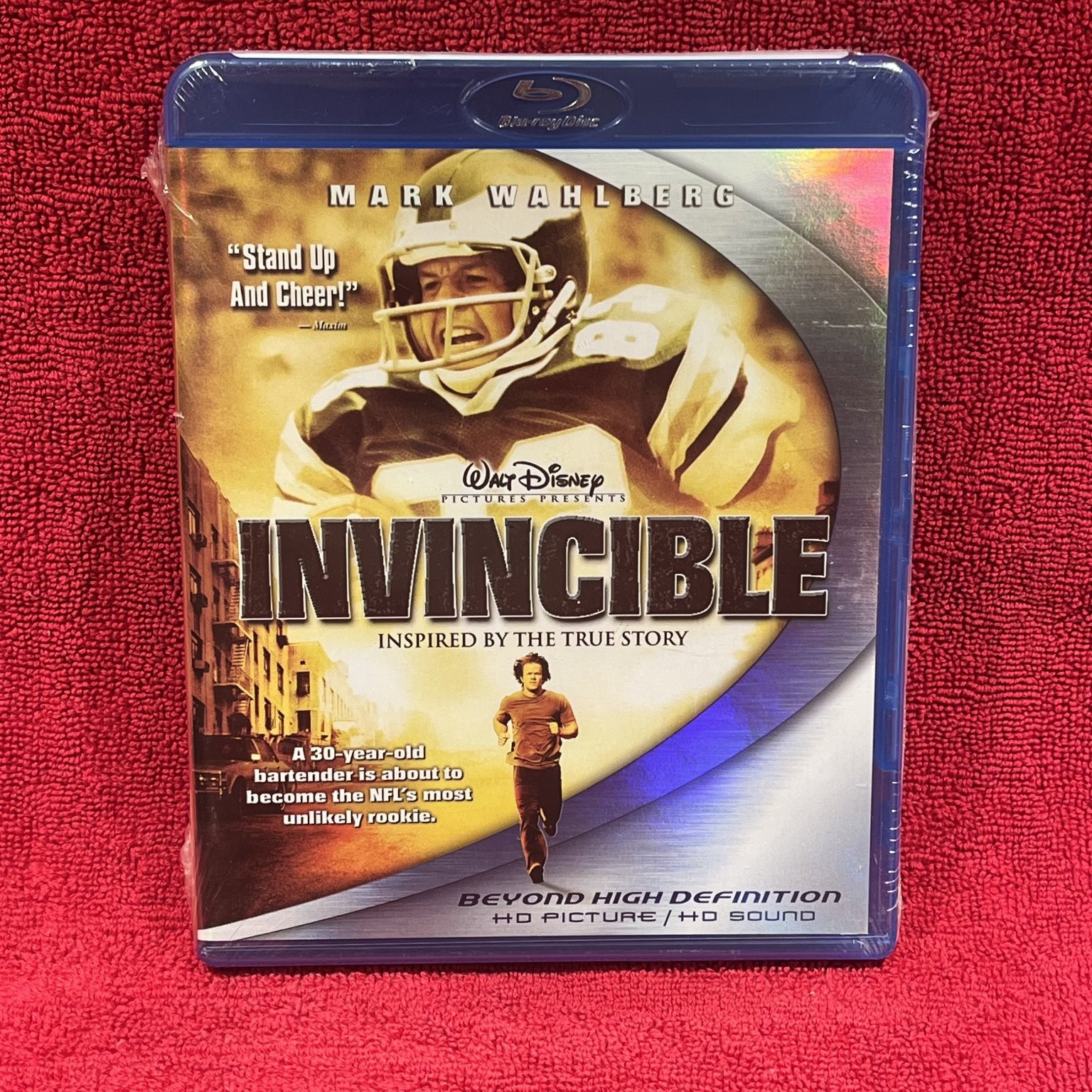 Invincible Blu-ray (2006) Mark Wahlberg, Inspired by True Story, Sports – NEW