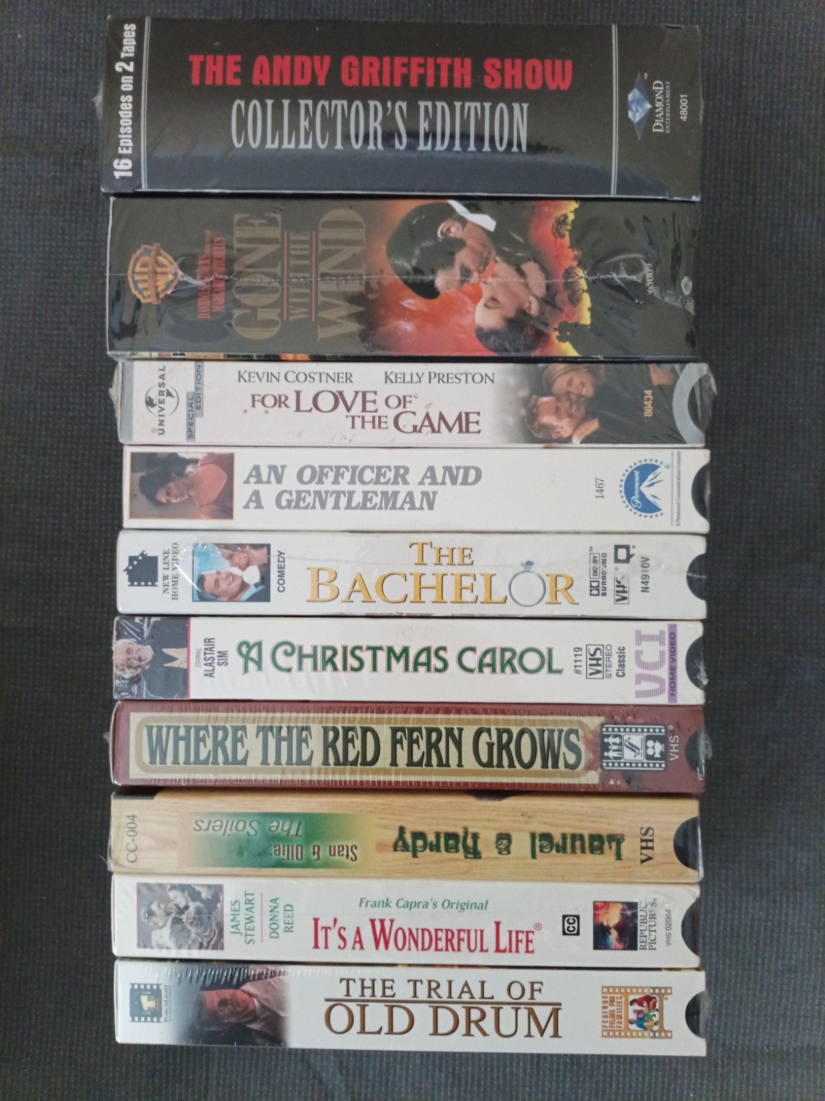 Vintage VHS Tape Lot Of 10 Brand New Factory Sealed Various Titles