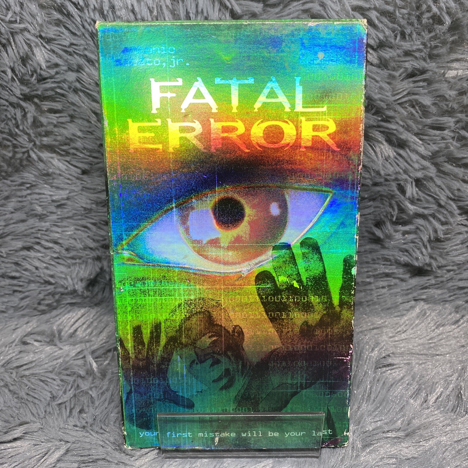 Fatal Error VHS 2002 Antonio Sabato Jr. Janine Turner Thriller Rare HTF Drama