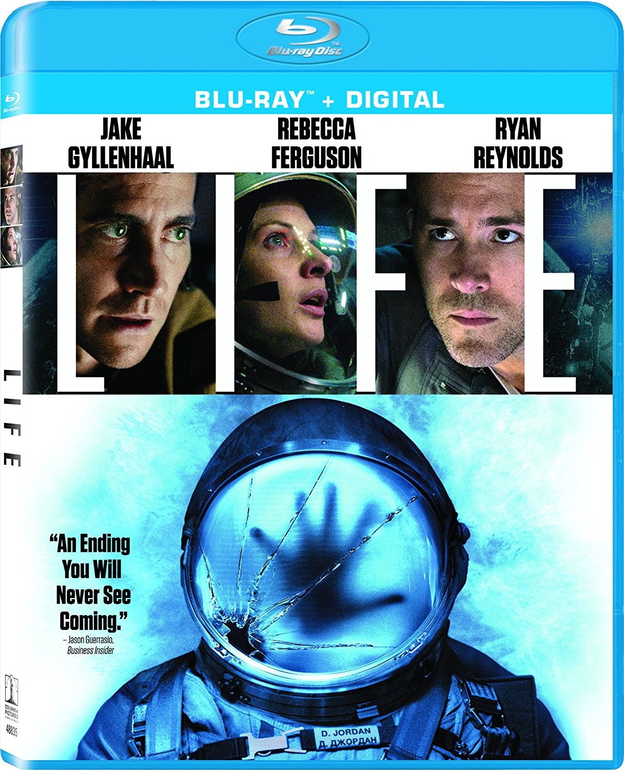 Life Blu-Ray Ryan Reynolds, Rebecca Ferguson