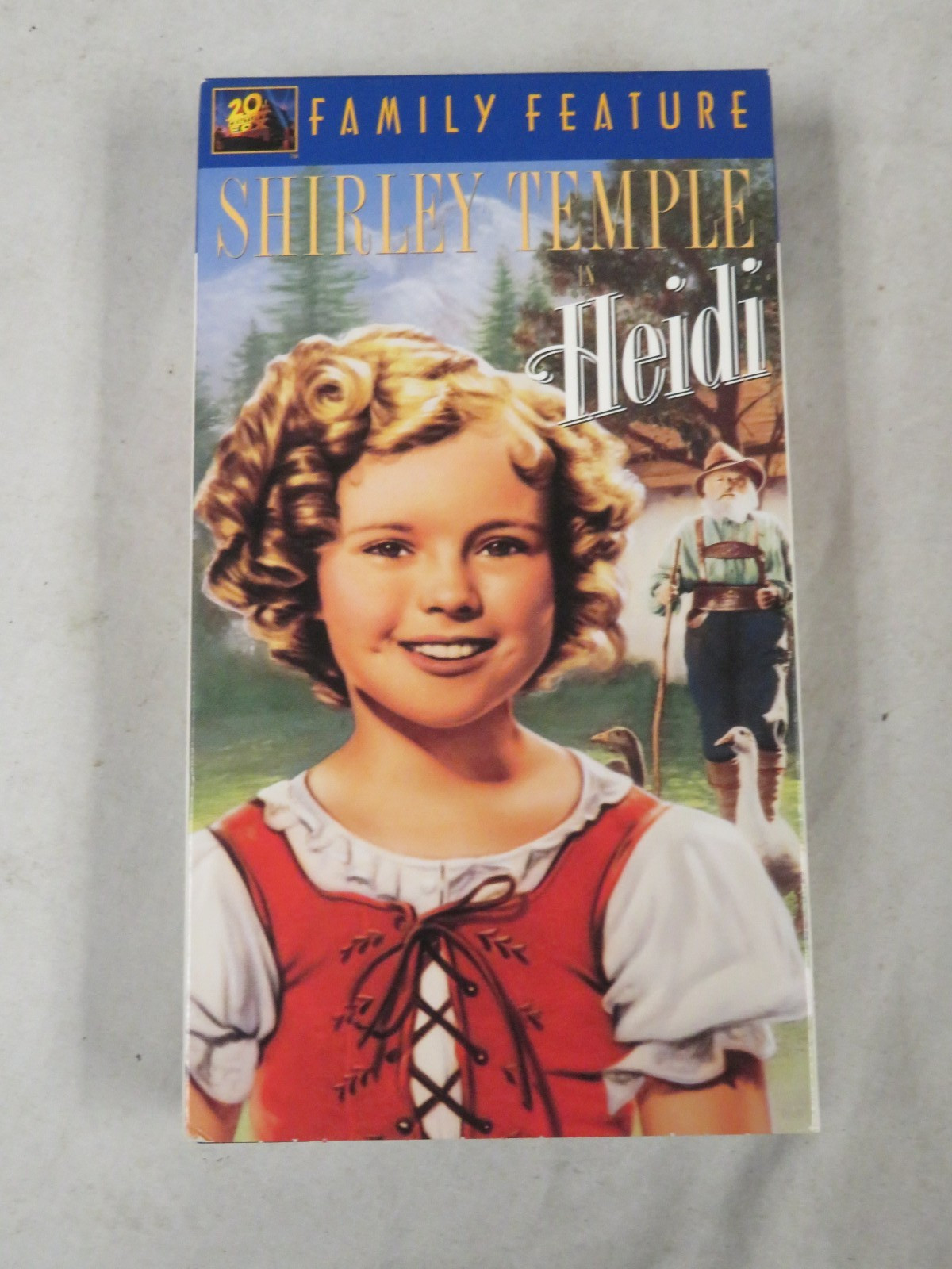 Vintage 2001 Original Shirley Temple Heidi VHS Musical Western Movie 1937 Era