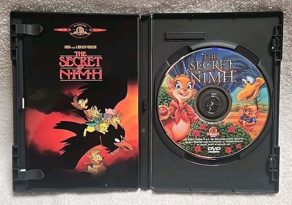 The Secret of NIMH 82″ (2002 MGM Home Entertainment DVD, Don Bluth, G, Family)