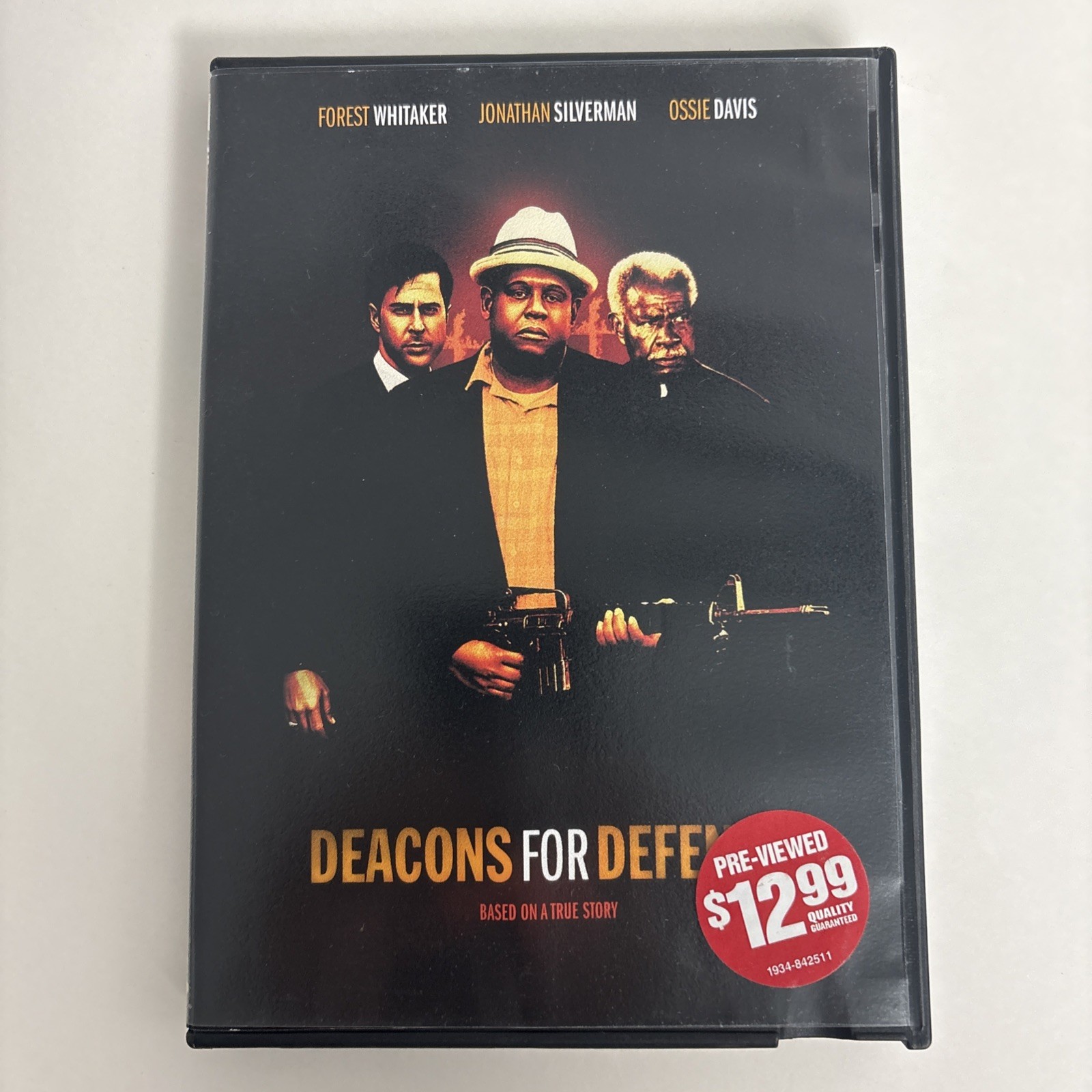 Deacons for Defense (DVD, 2003) Forest Whitaker Ossie Davis Jonathan Silverman