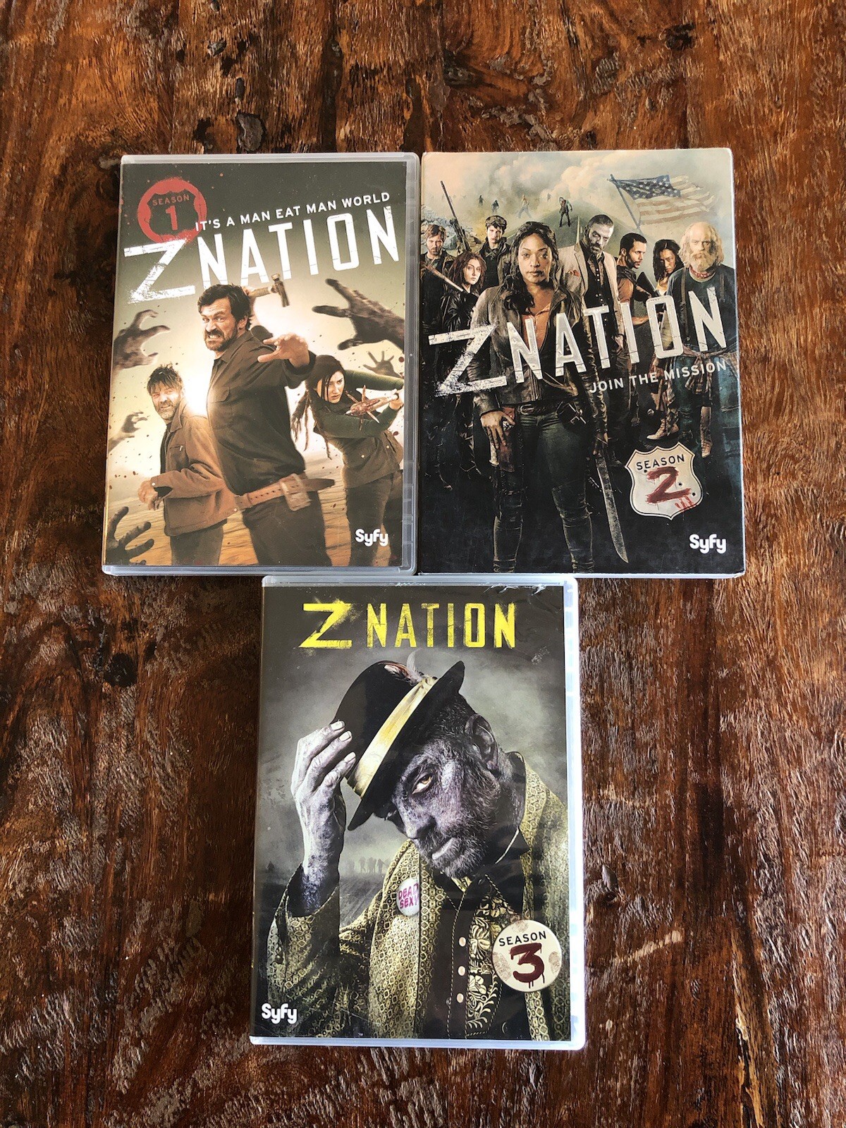 Z Nation Season 1 & 2 & 3 (DVD, 2014) Zombies! Great Shape FAST SHIPPING