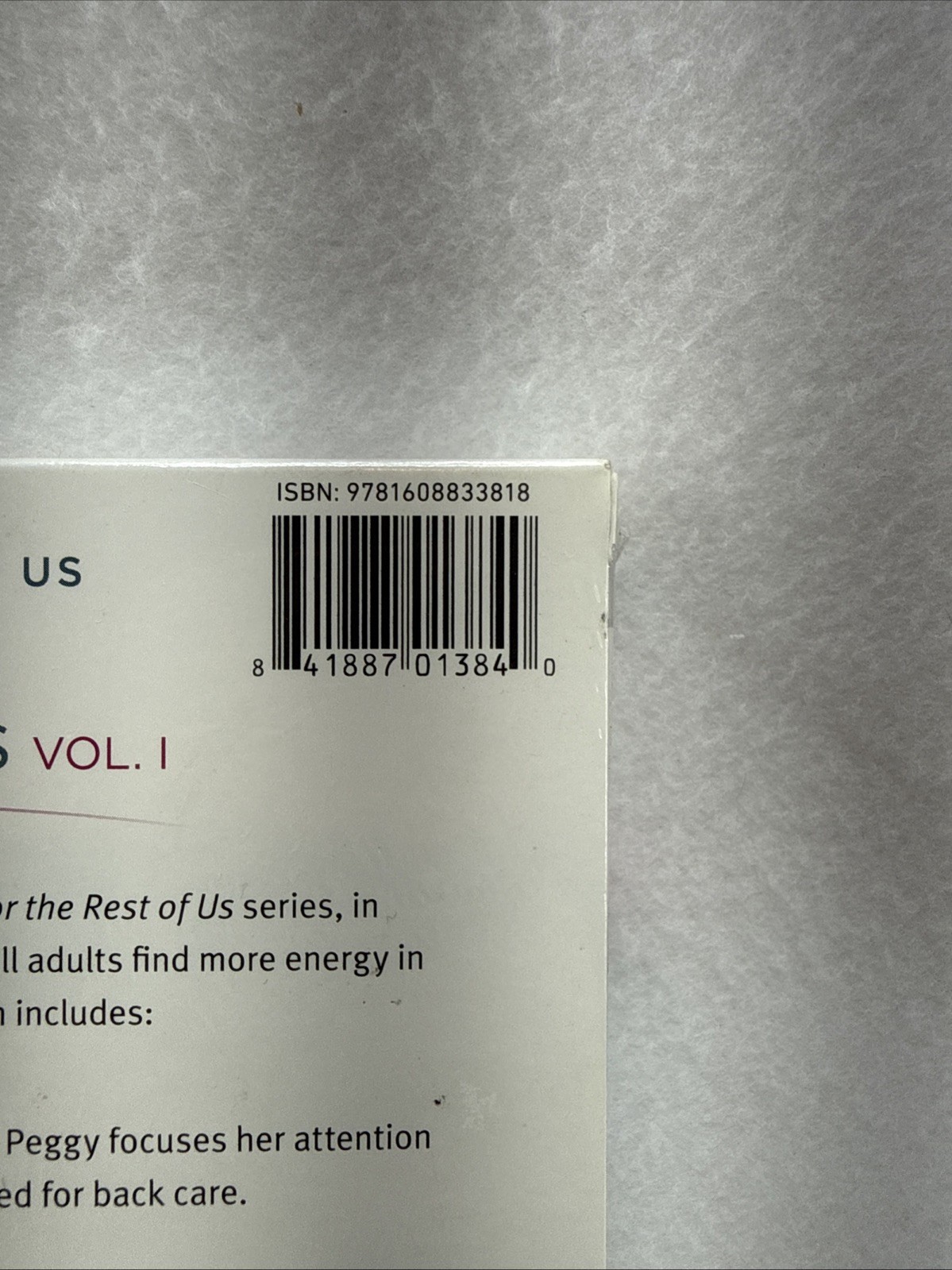Yoga for the Rest of Us Vol. 1 DVD Peggy Cappy PBS Health & Fitness Program