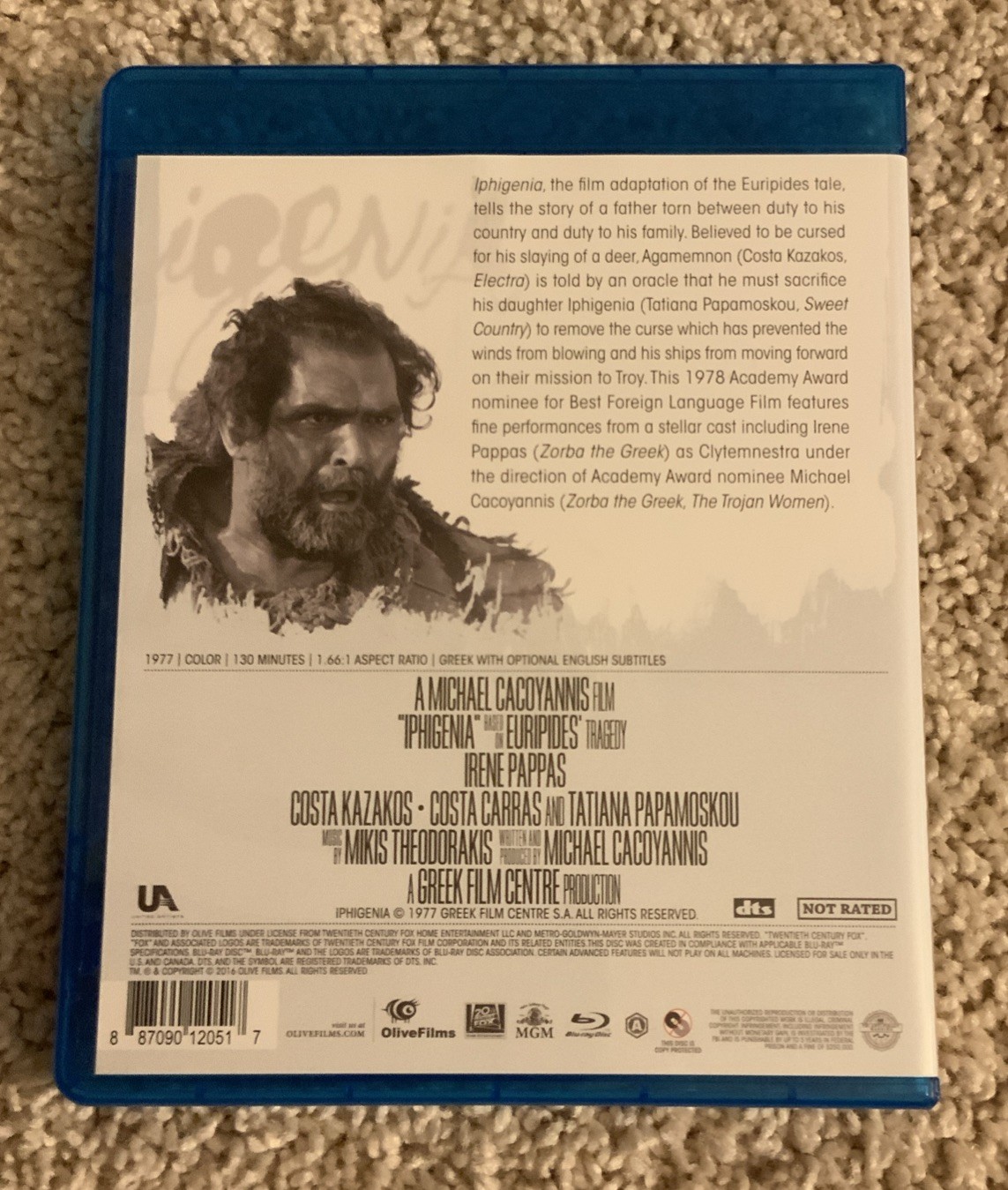 Iphigenia (Blu-ray, 1977)