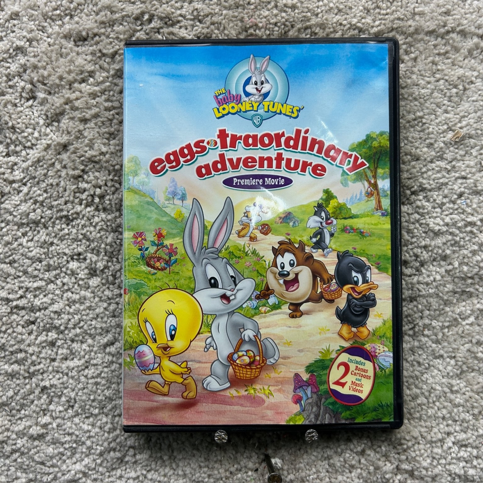 Baby Looney Tunes Eggs-traordinary Adventure DVD 2003 June Foray Bugs Bunny
