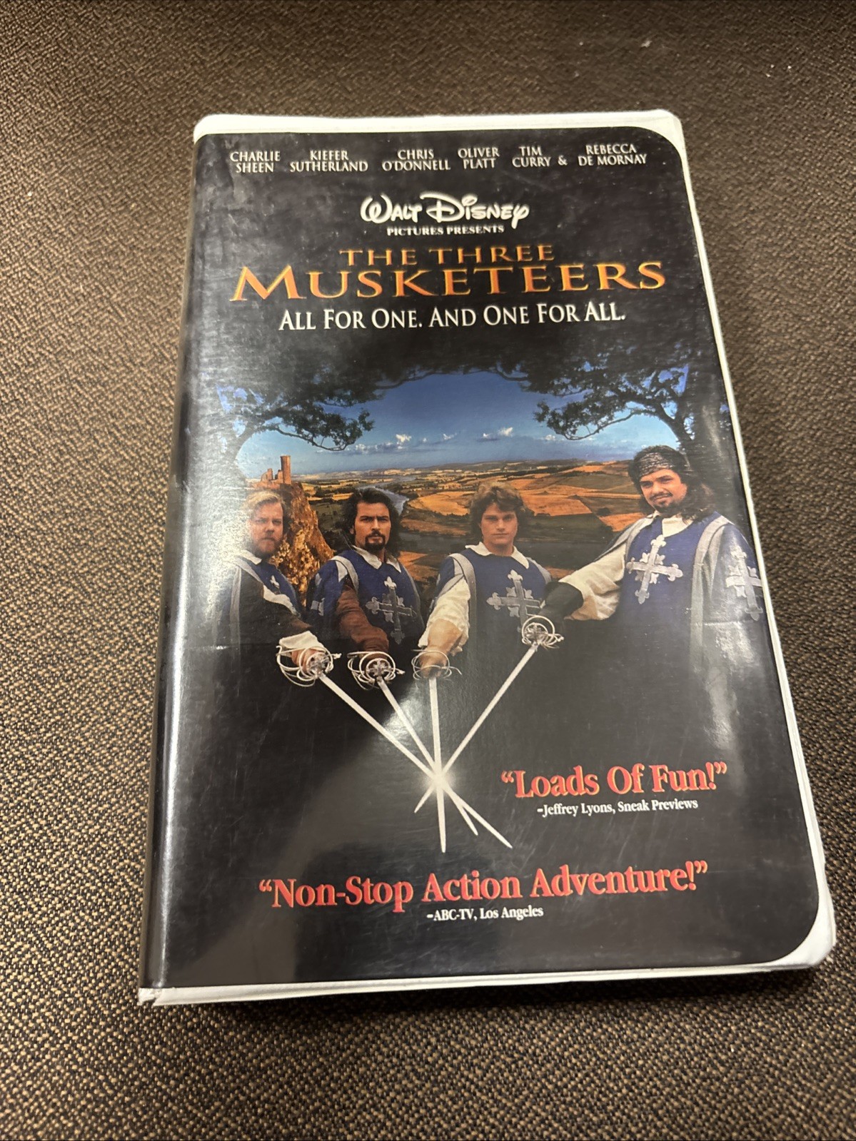 The Three Musketeers (VHS, 1994) Clamshell
