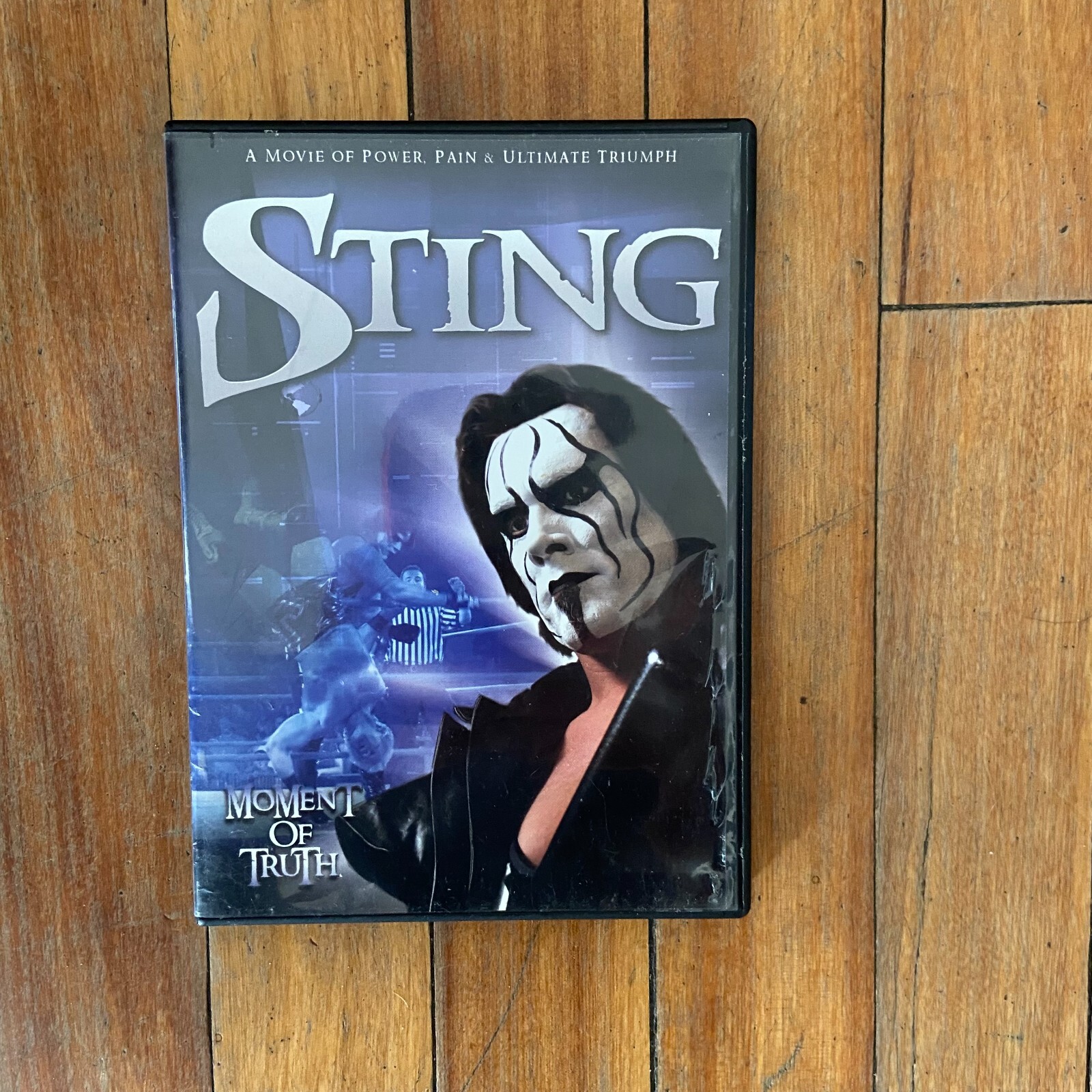 Sting Moment of Truth DVD Pro Wrestling Signed by Sting