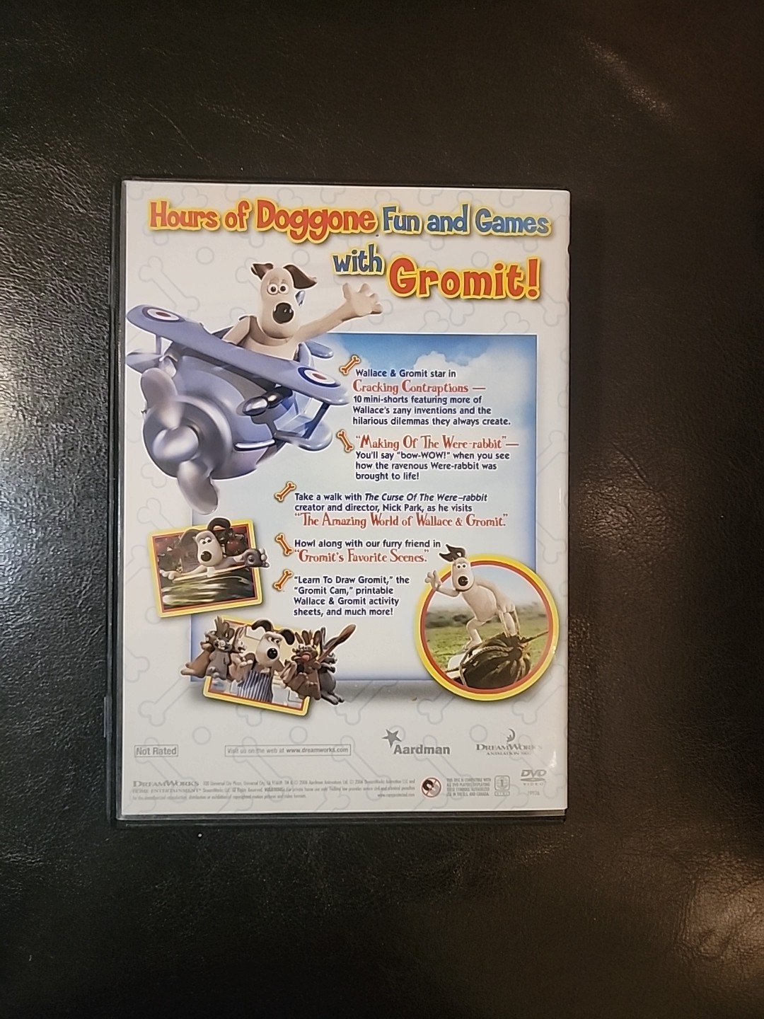 Gromit’s Tail-Waggin’ DVD 2006 DreamWorks) Animation Interactive Used Very Clean