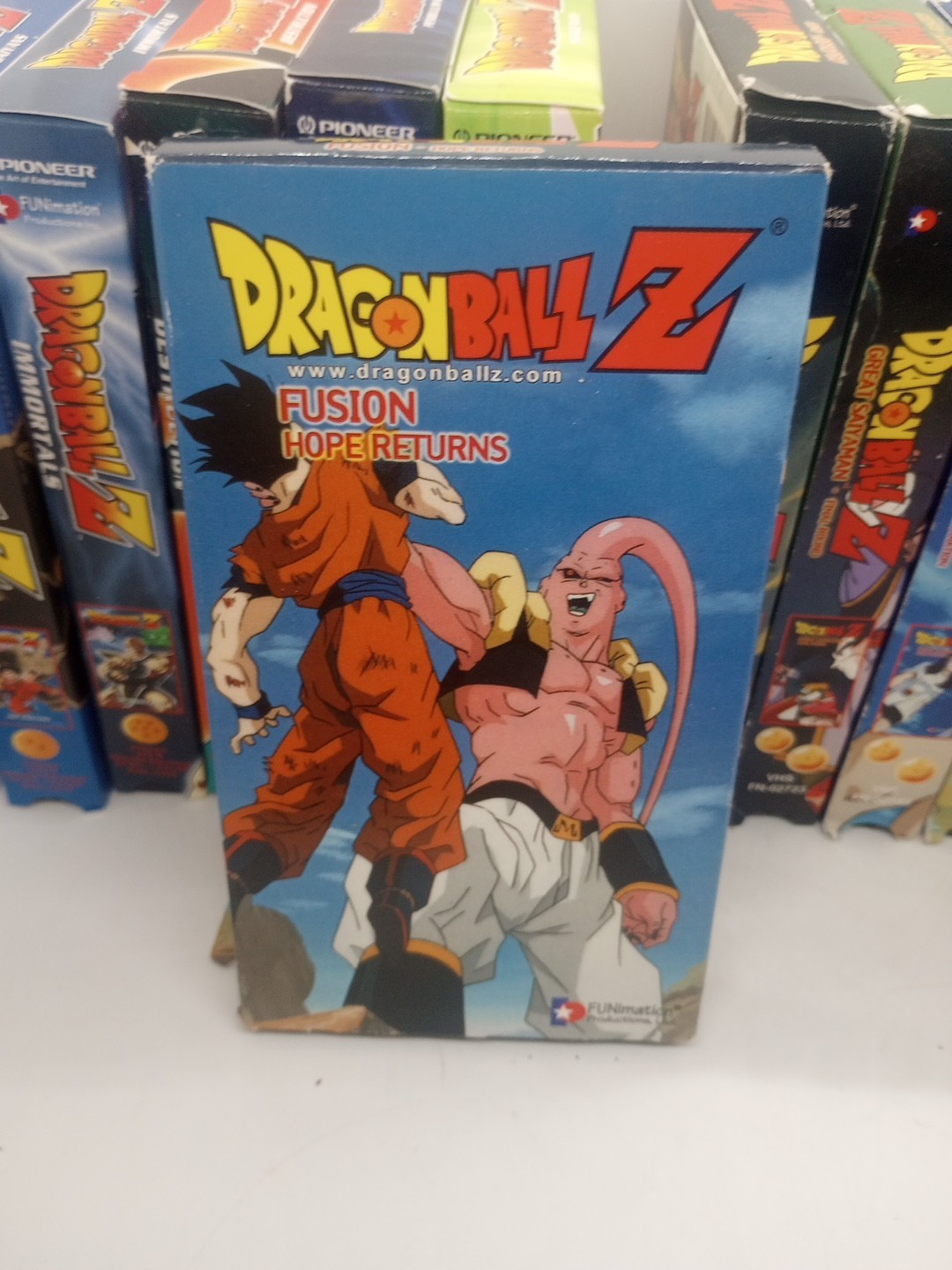 Vintage Dragonball Z VHS Lot Of 14 Various Titles 1997 2000