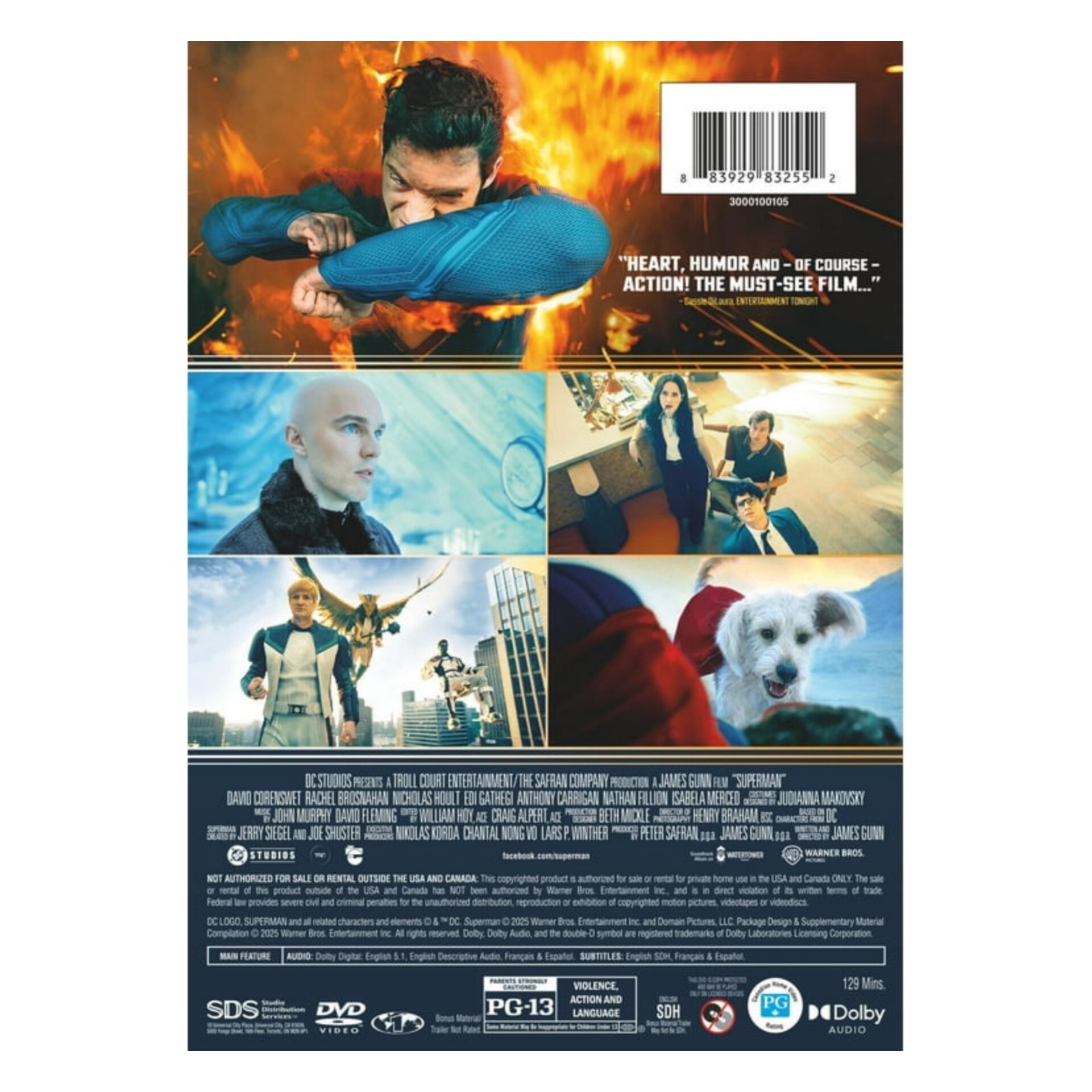 SUPERMAN (2025) DVD