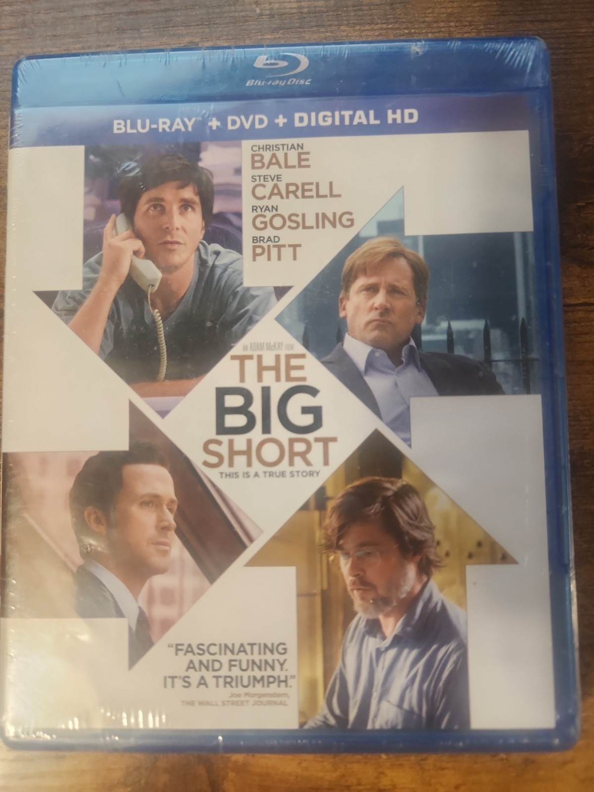The Big Short [Includes Digital Copy] [Blu-ray/DVD] [2 Discs] by Adam McKay NEW