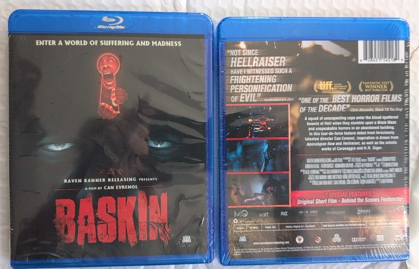 Baskin Blu-ray Raven Banner LE O-Card Slipcase New Sealed Can Evrenol Horror