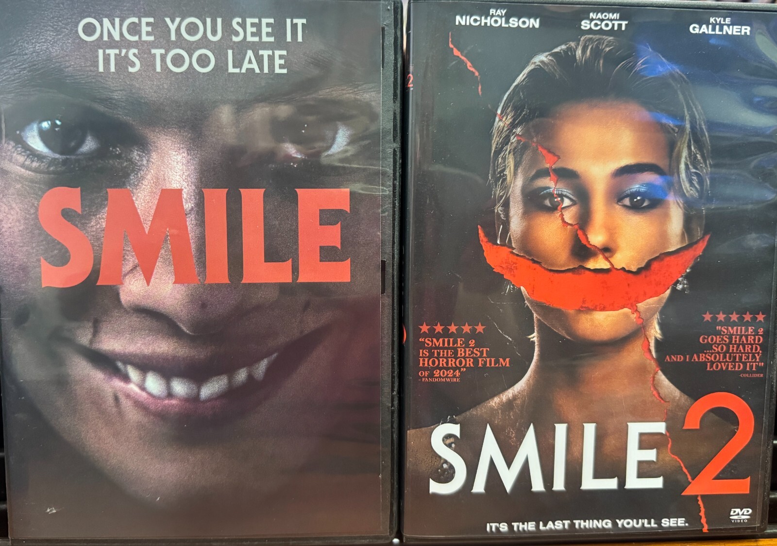 Smile/ Smile 2 *UNSEALED* DVD Lot