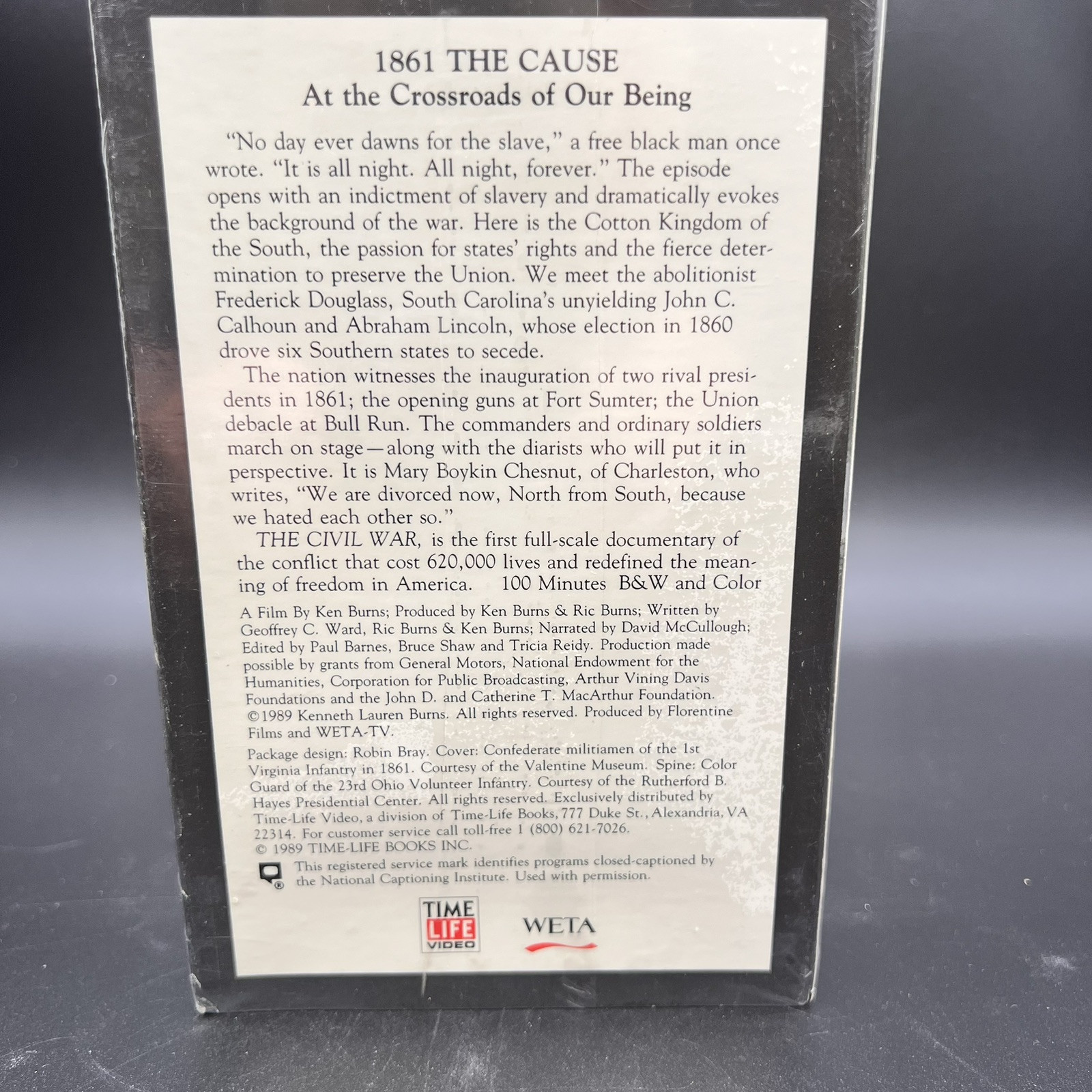 SEALED Ken Burns The Civil War Episode 1: 1861 and 2: 1862 VHS 1990 TimeLife