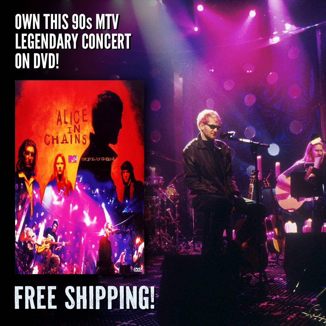Alice in Chains MTV Unplugged DVD 1996 Concert Music Film Excellent Condition