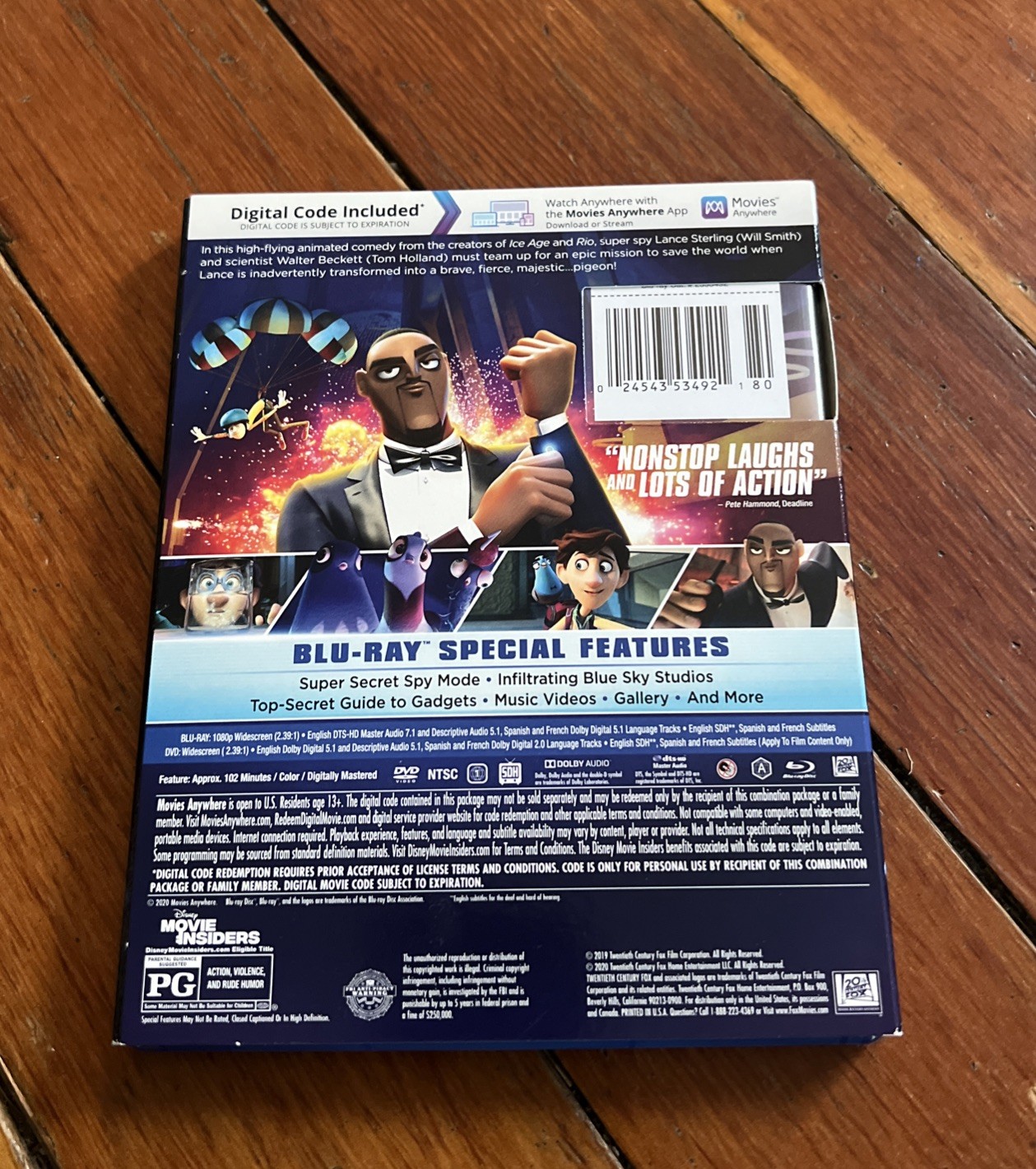 Spies in Disguise (Blu-ray, 2019)