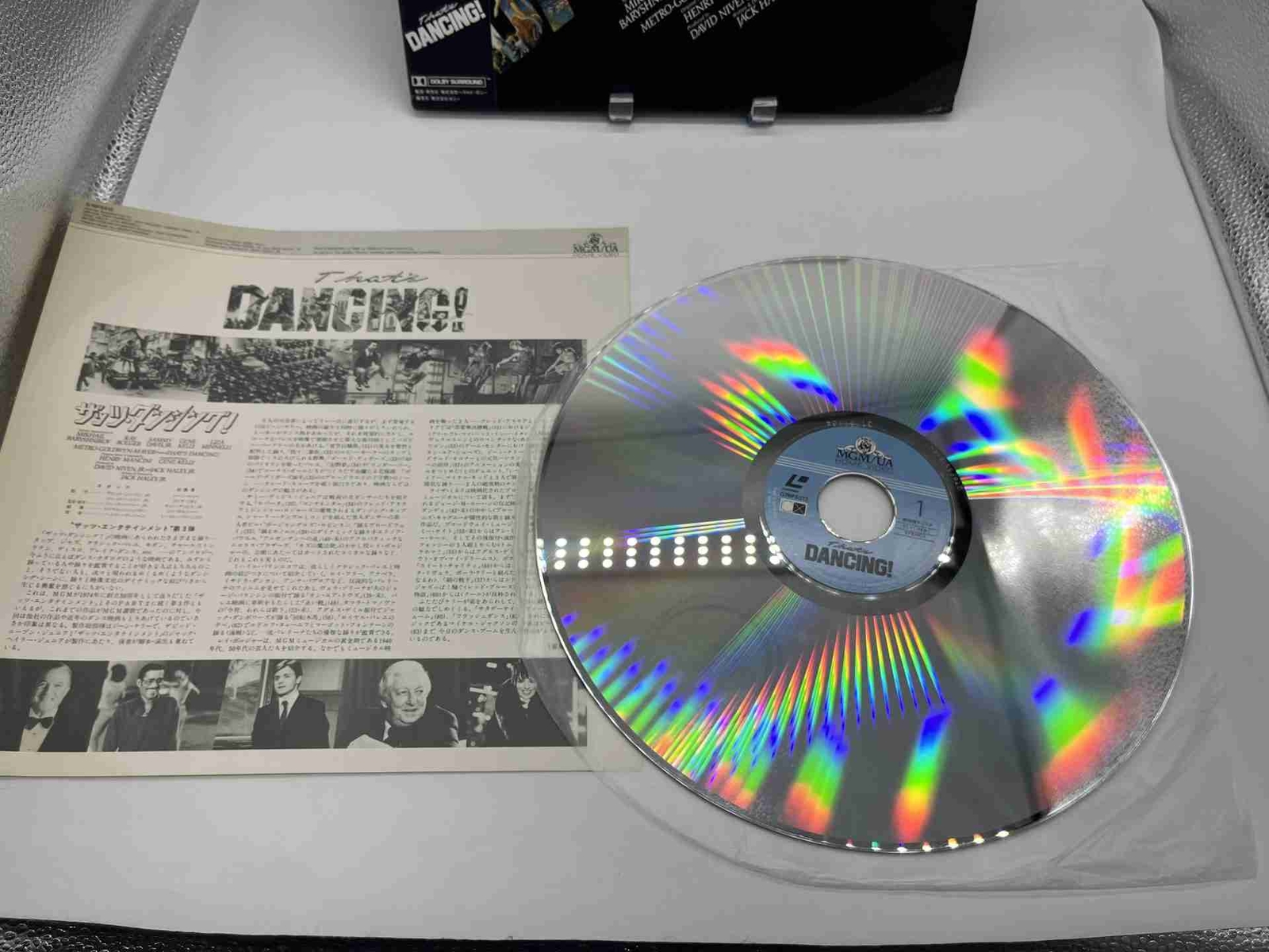 “That’s Dancing” Japanese G78F5512 Laserdisc LD – with Obi