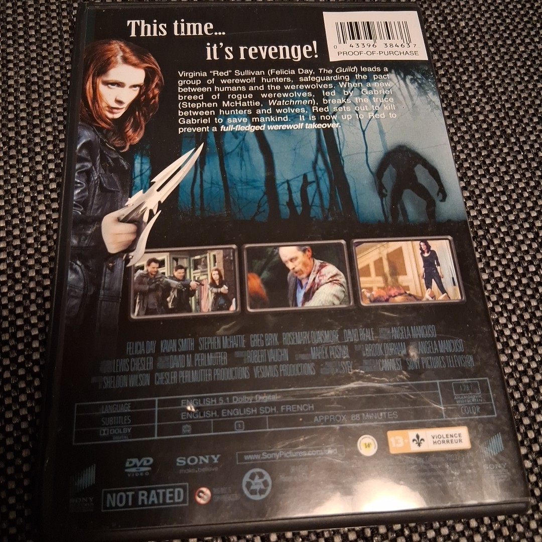 Red: Werewolf Hunter (DVD, 2012) Felicia Day SciFi Fantasy —