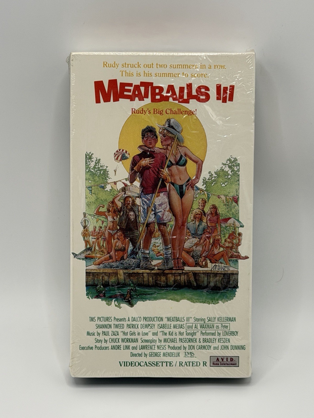 Meatballs III – VHS, 1984 – BRAND NEW Sealed, White Live Home Video Watermarks