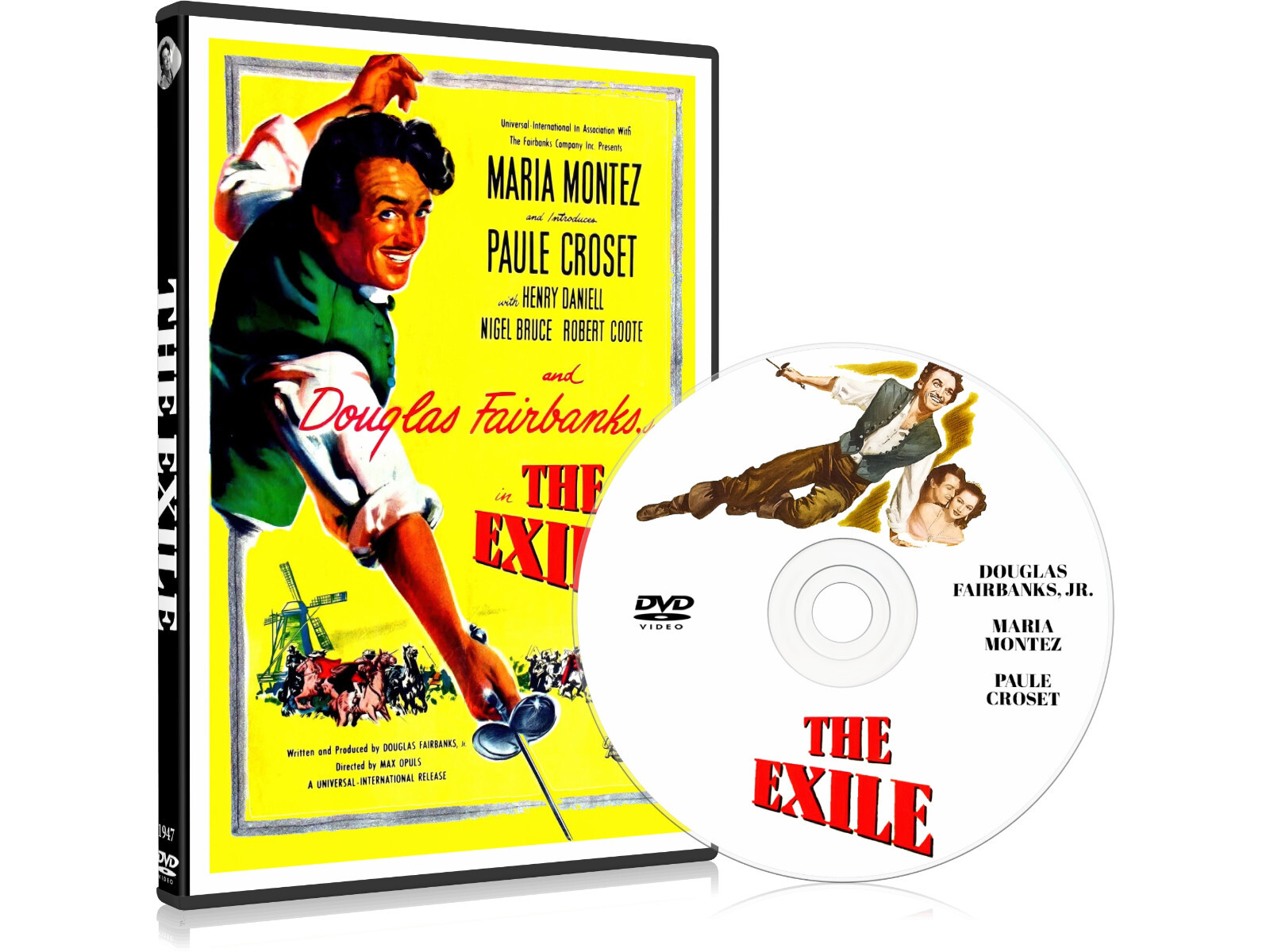 The Exile (1947) Adventure, Romance DVD