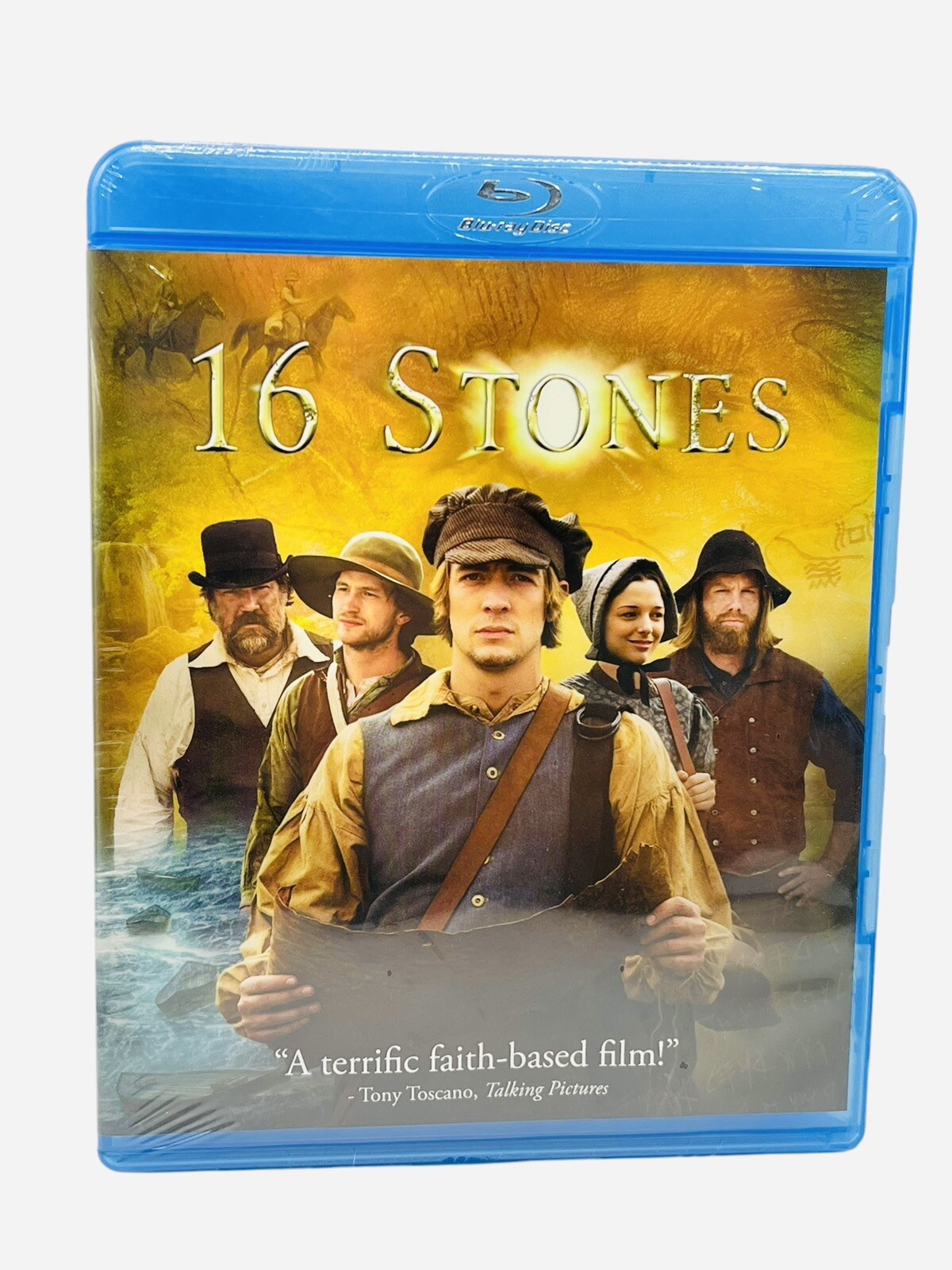 16 Stones Bluray Movie Sealed Western Faith Based Christian Drama New Film HTF