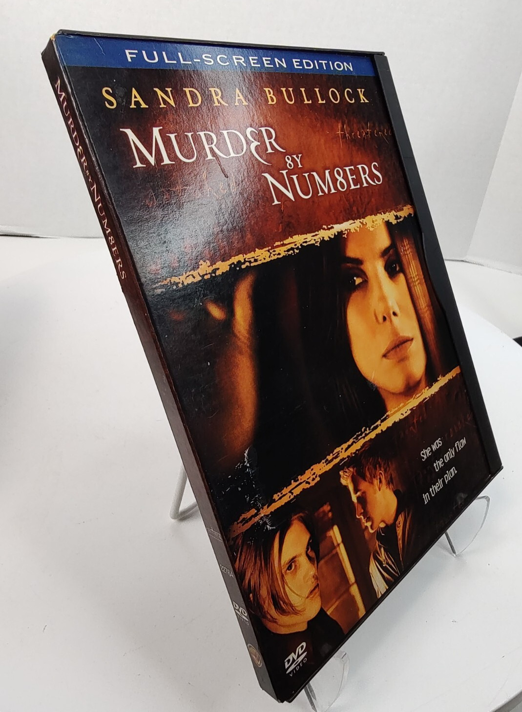 Murder By Numbers DVD Video Full Screen Edition With Sandra Bullock