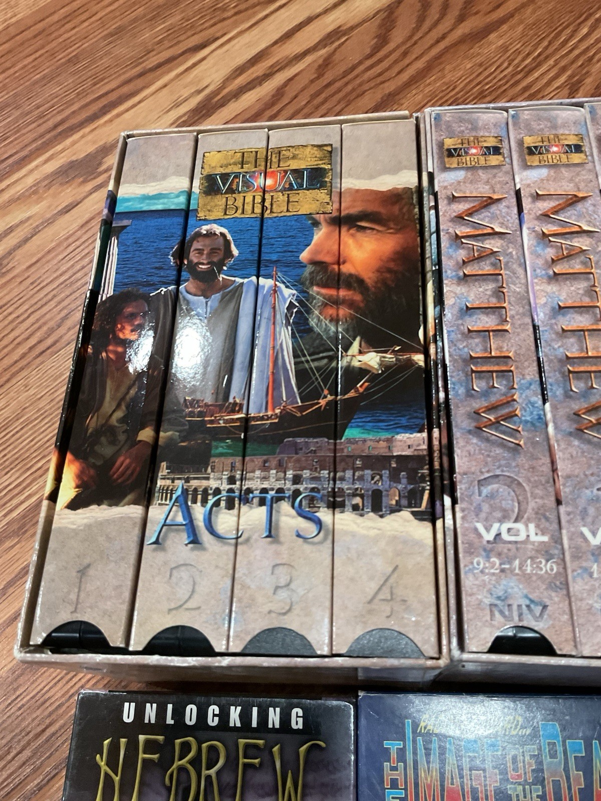 Lot of 37 Christian Faith VHS Tapes – Religious Bible acts Ark Hebrew Prophecy