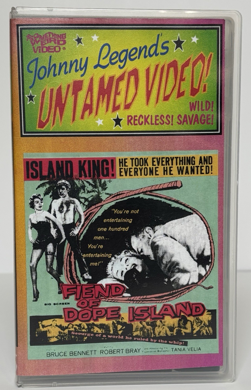 Fiend of Dope Island Something Weird Video (VHS, 1961) Bruce Bennett Tania Velia