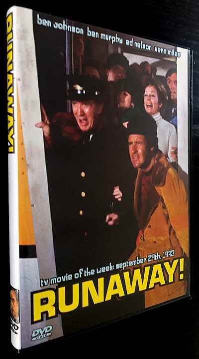 RUNAWAY! (1973 TV Movie) DVD Ben Johnson Ben Murphy Ed Nelson Vera Miles