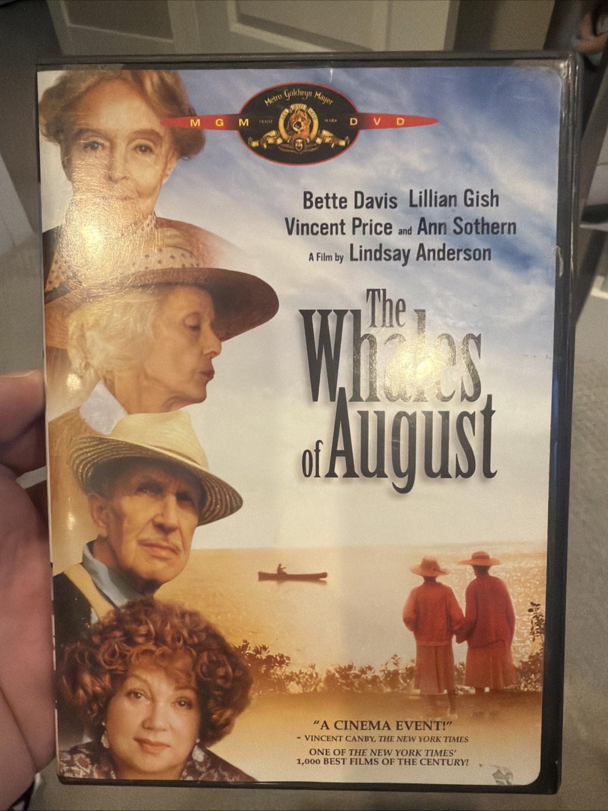 The Whales of August DVD Vincent Price Lindsay Anderson Bette Davis Lillian Gish