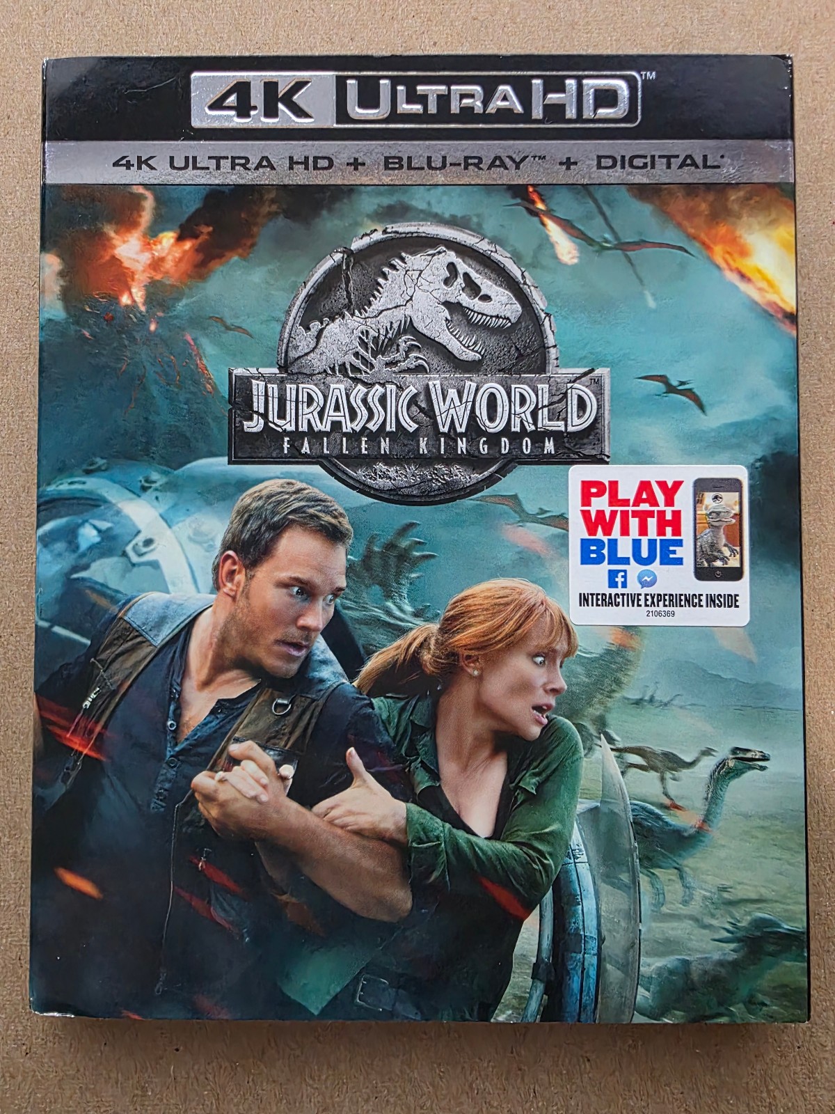 Jurassic World: Fallen Kingdom with Slipcover (Ultra HD, 2018) *No Digital Code*
