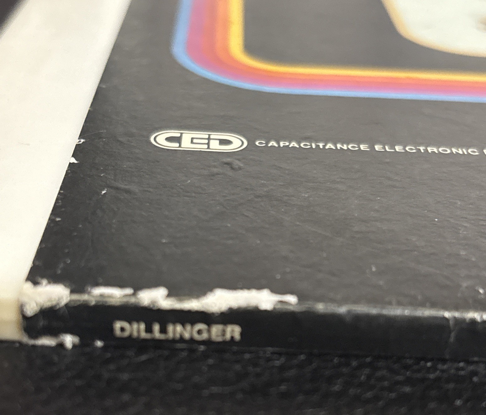 DILLINGER CED Vestron Video W. Oates, B. Johnson, C. Leachman 1983 Vintage RARE