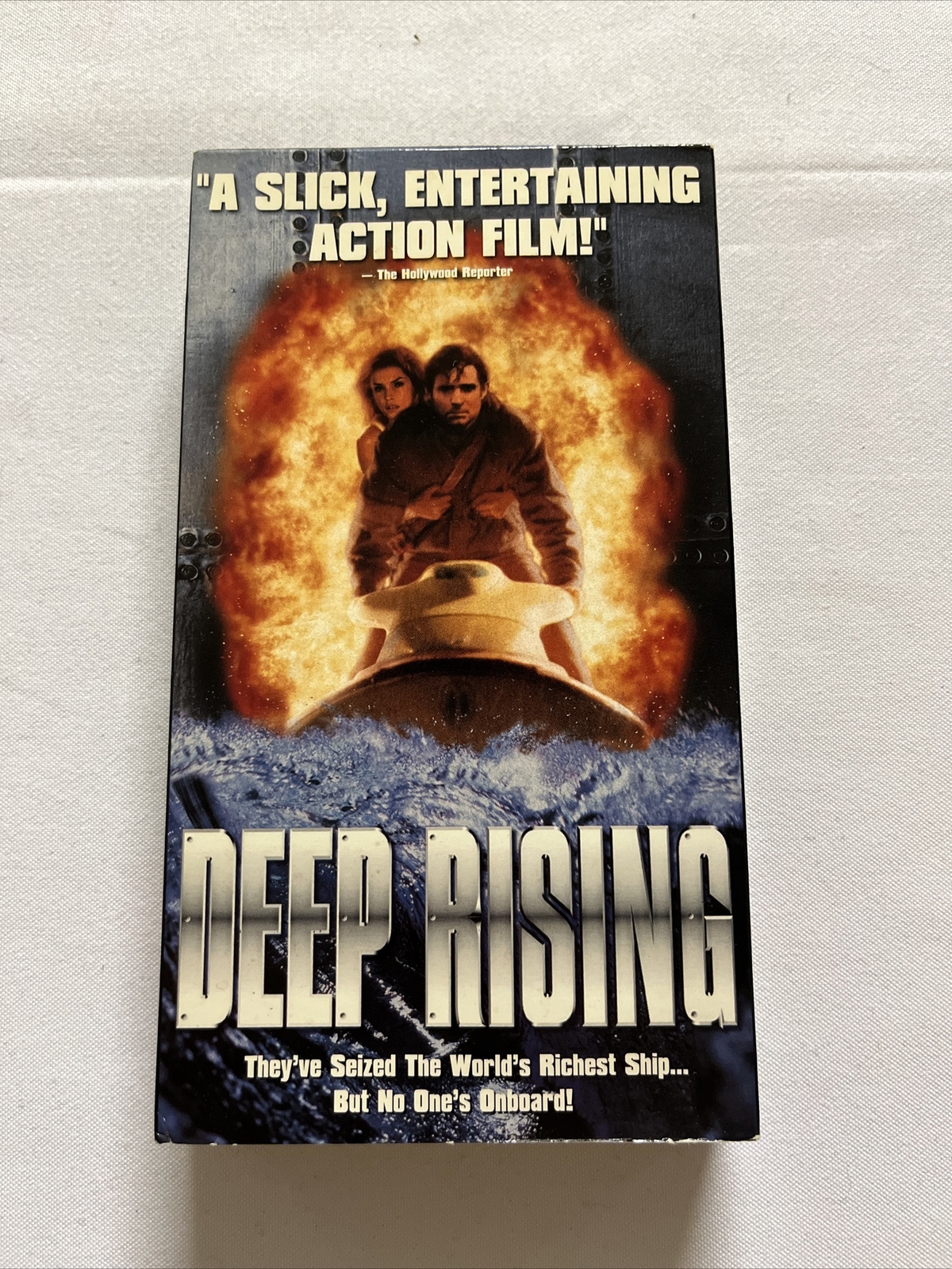 1998 DEEP RISING VHS Tape, COMPLETE/TESTED SEE PHOTOS (VHS13)