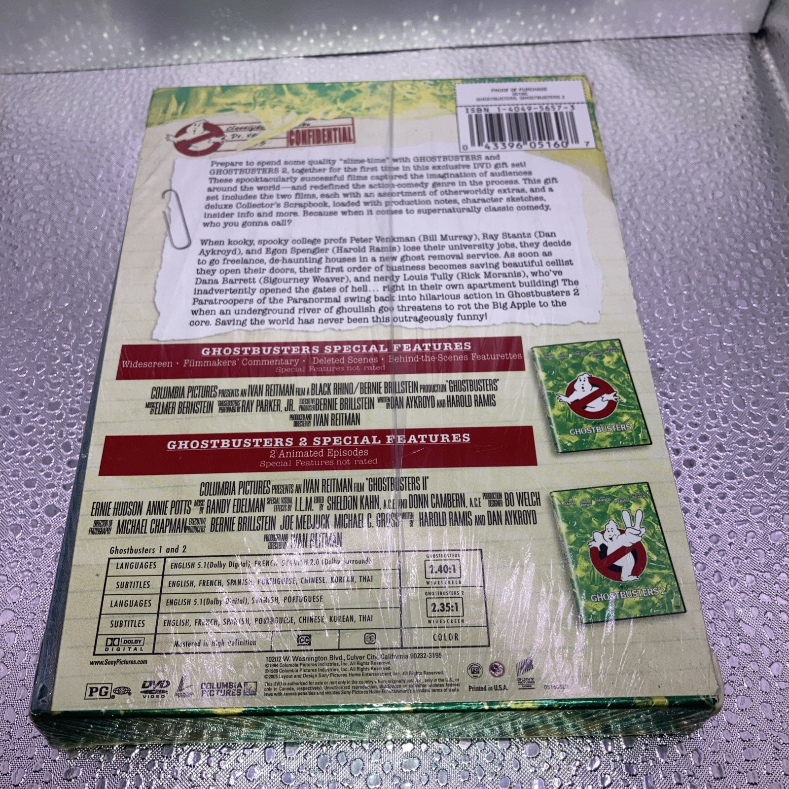 Ghostbusters Collection – Ghostbusters 1 & 2 (DVD, 2-Disc) NEW Sealed