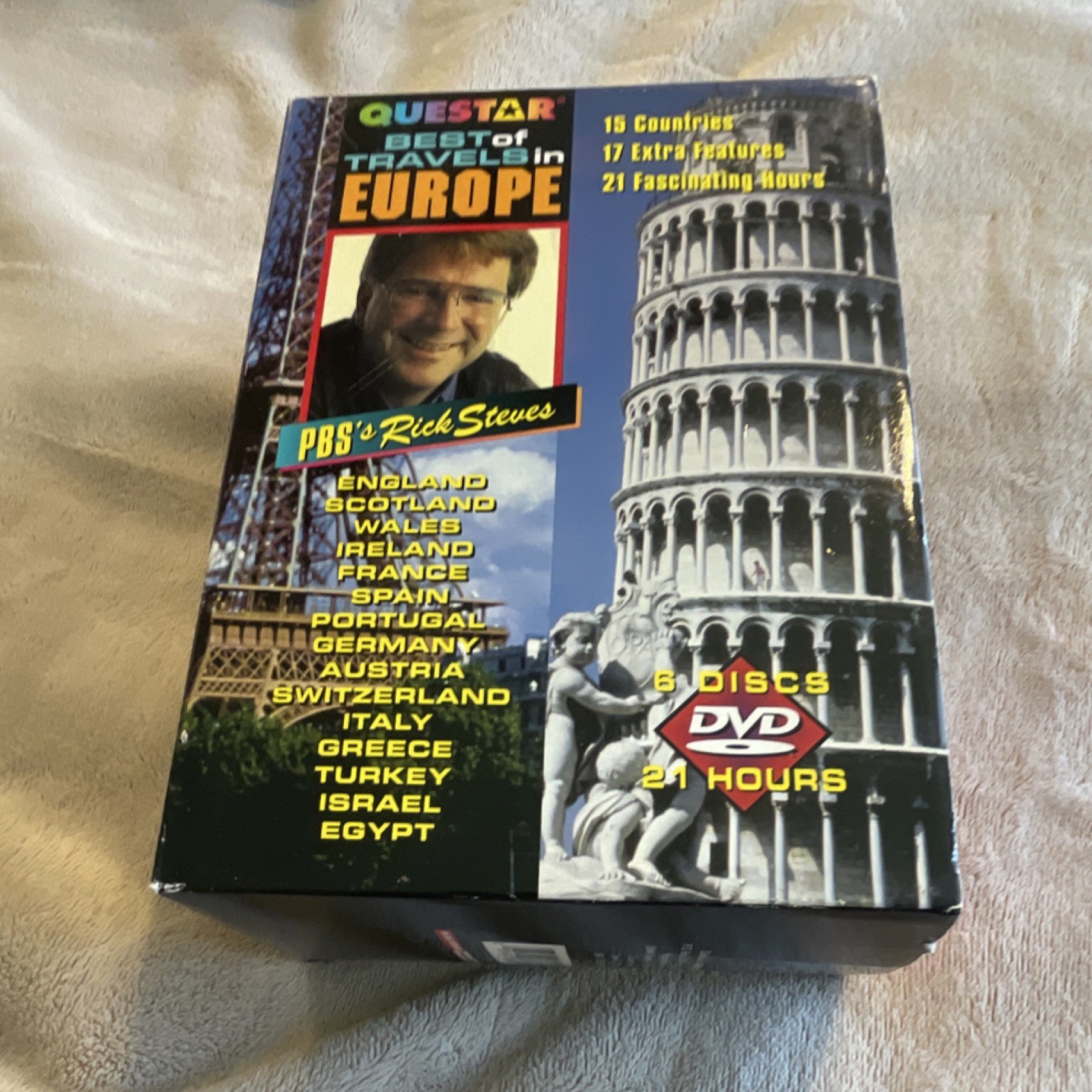 Best of Travels in Europe PBS’s Rick Steves 6 DVD SET Italy-France-Germany-Spain