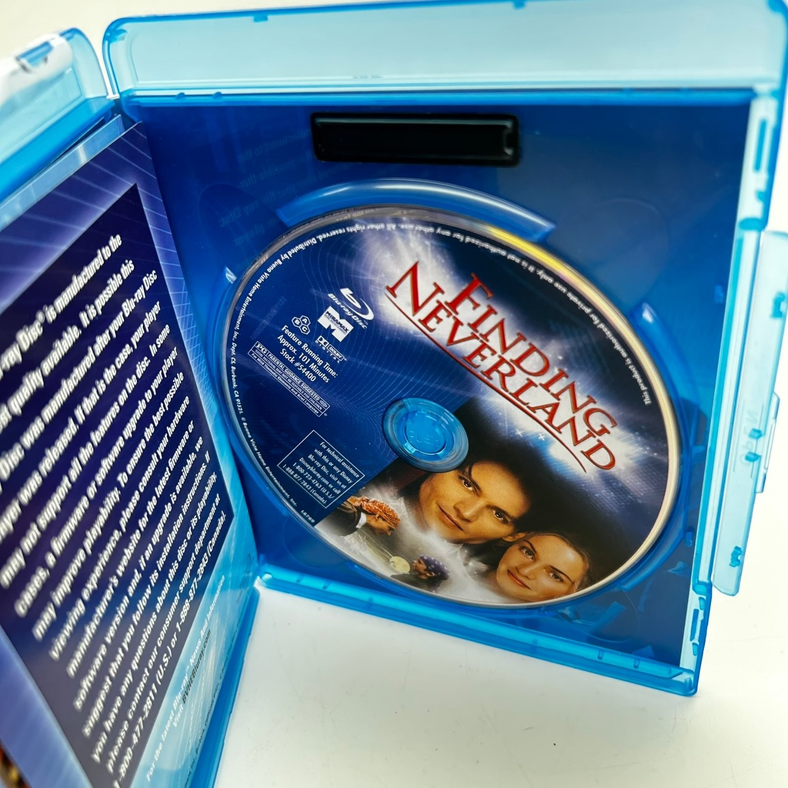 Finding Neverland Blu-ray 2004 Johnny Depp Kate Winslet Marc Forster Best