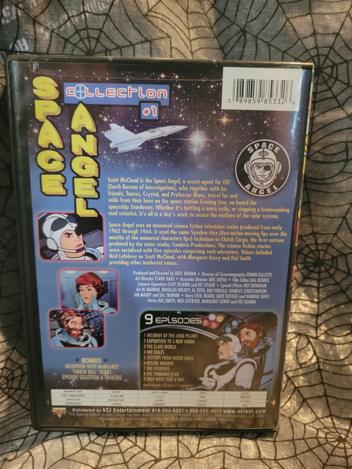 Space Angel Collection #1 DVD (9eps 1962 Sci-Fi Series) OOP