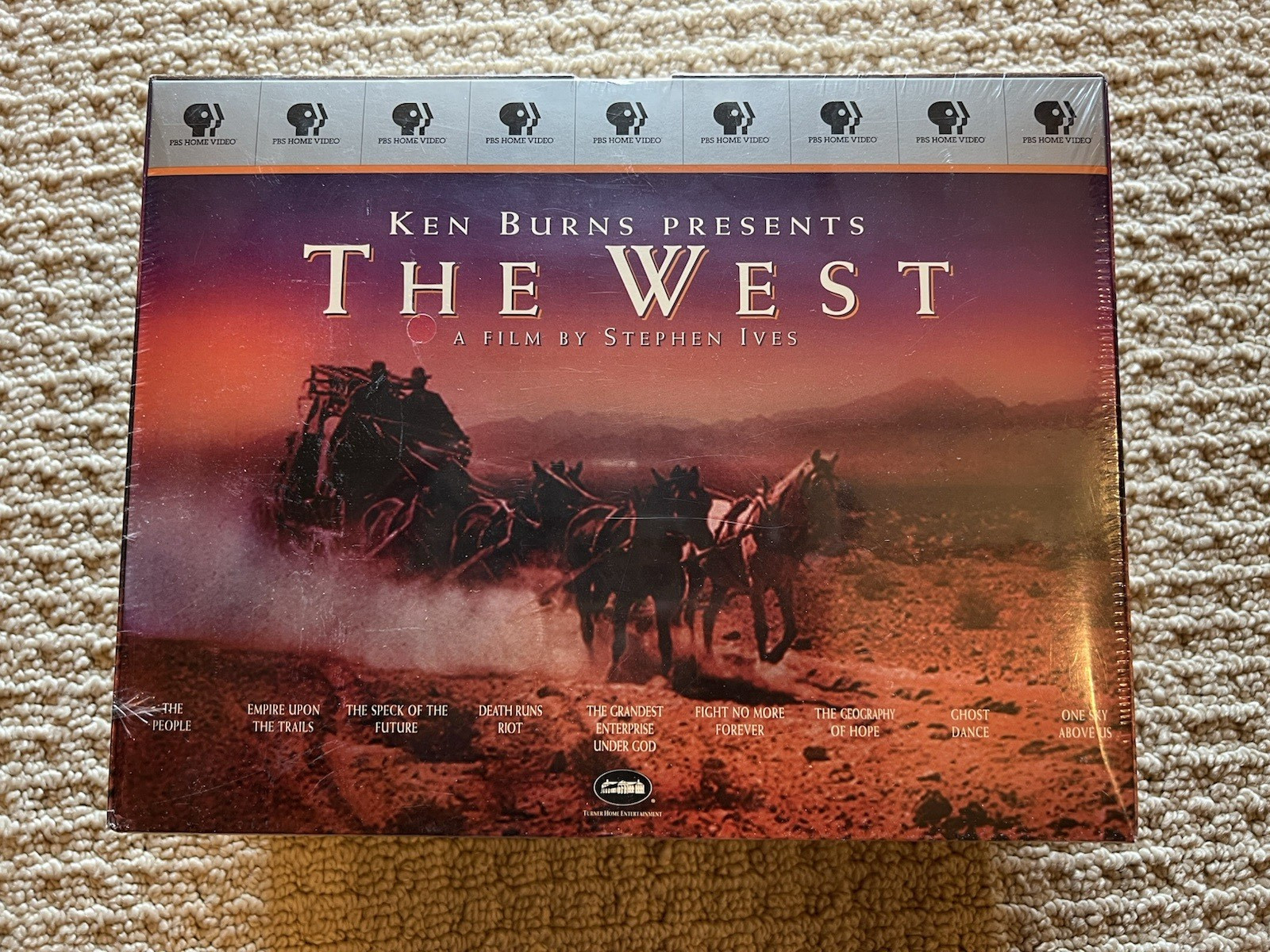 Ken Burns Presents – The West: A Film by Stephen Ives (VHS, 1996, 9-Tape Set)