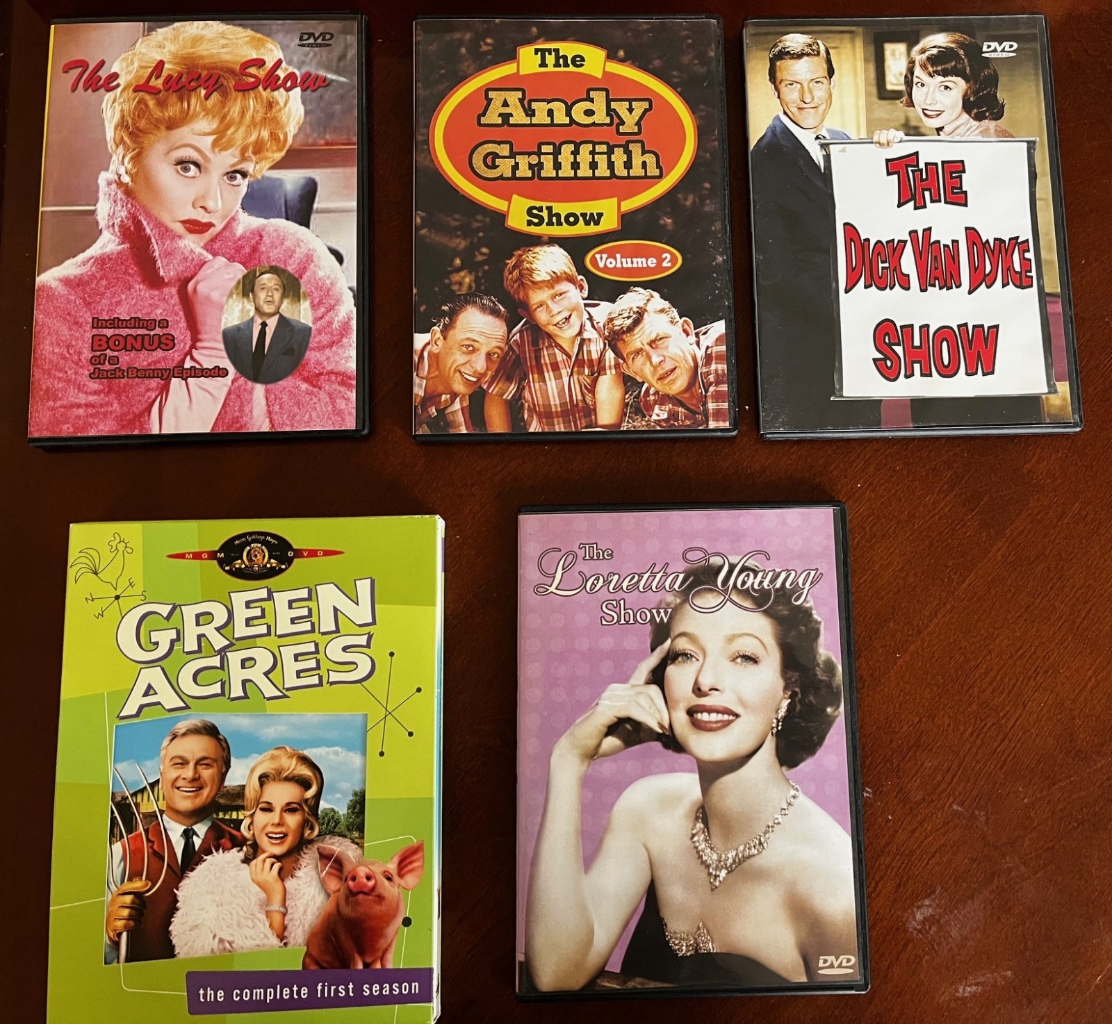 Classic TV DVD Lot Lucy Andy Griffith Dick Van Dyke Green Acres Loretta Young