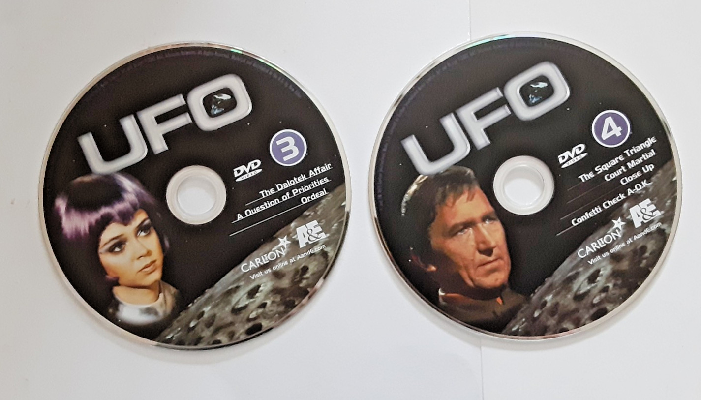 UFO – 1969 British TV series. Gerry Anderson Sci Fi Fantasy 8-used DVD’s only