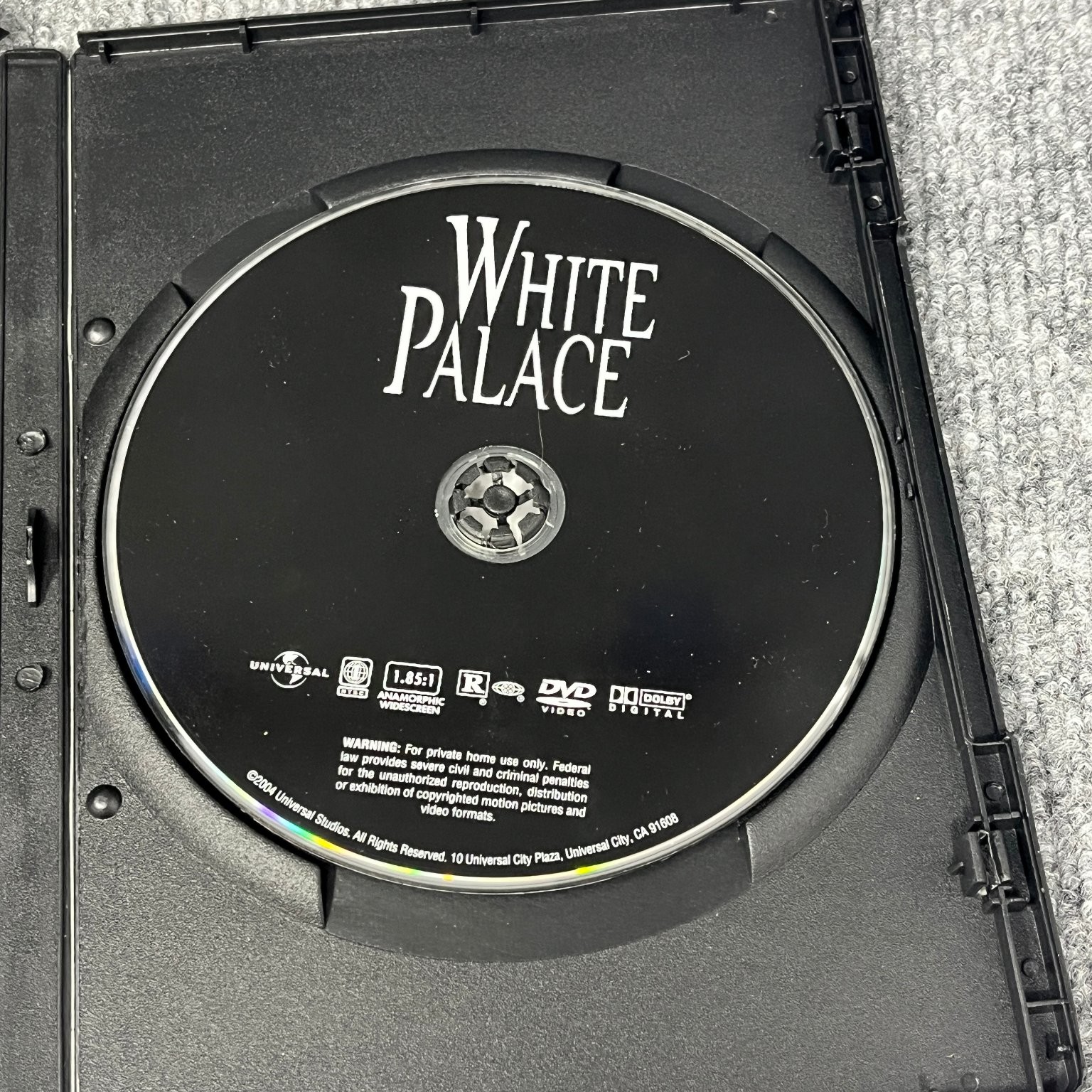 White Palace DVD 2004 Susan Sarandon James Spader Luis Mandoki Widescreen R