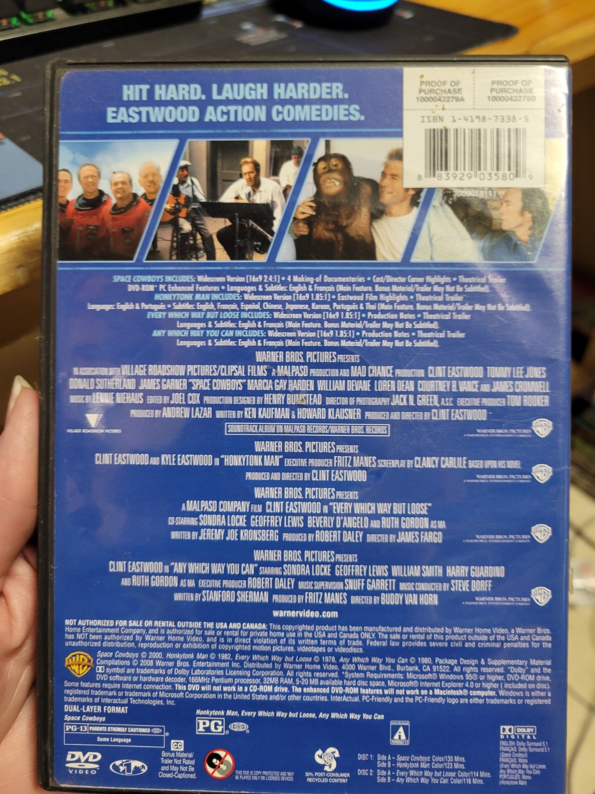 4 Film Favorites: Clint Eastwood Collection (DVD) Space Cowboys Every Which Way