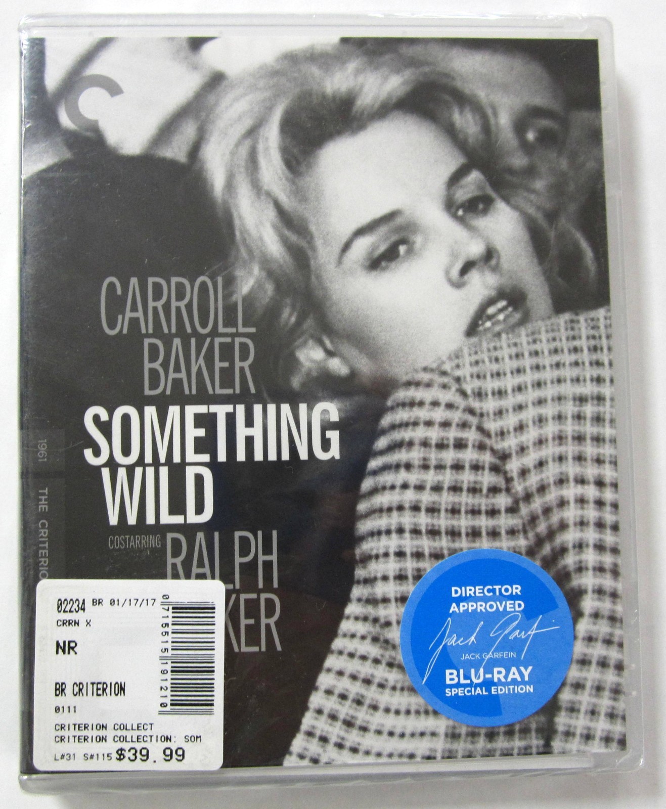 Something Wild NEW SEALED Blu-Ray CRITERION 1961 Movie Carroll Baker