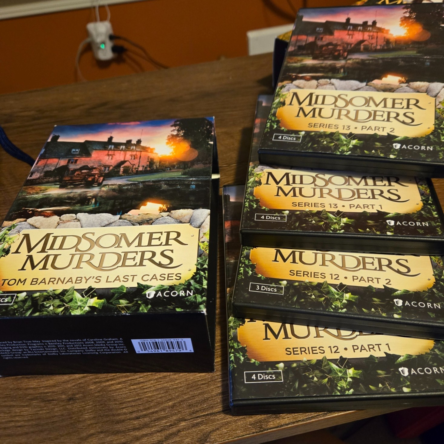 Midsomer Murders Tom Barnaby’s Last Cases Complete 4-Disc DVD Box Set Acorn Medi