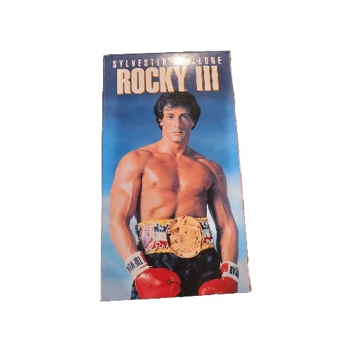 Rocky III- VHS Tape, Sylvester Stallone Mr. T Boxing Movie