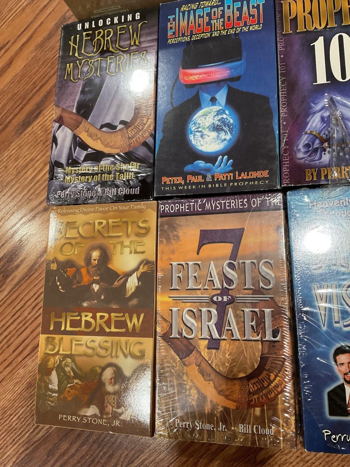 Lot of 37 Christian Faith VHS Tapes – Religious Bible acts Ark Hebrew Prophecy