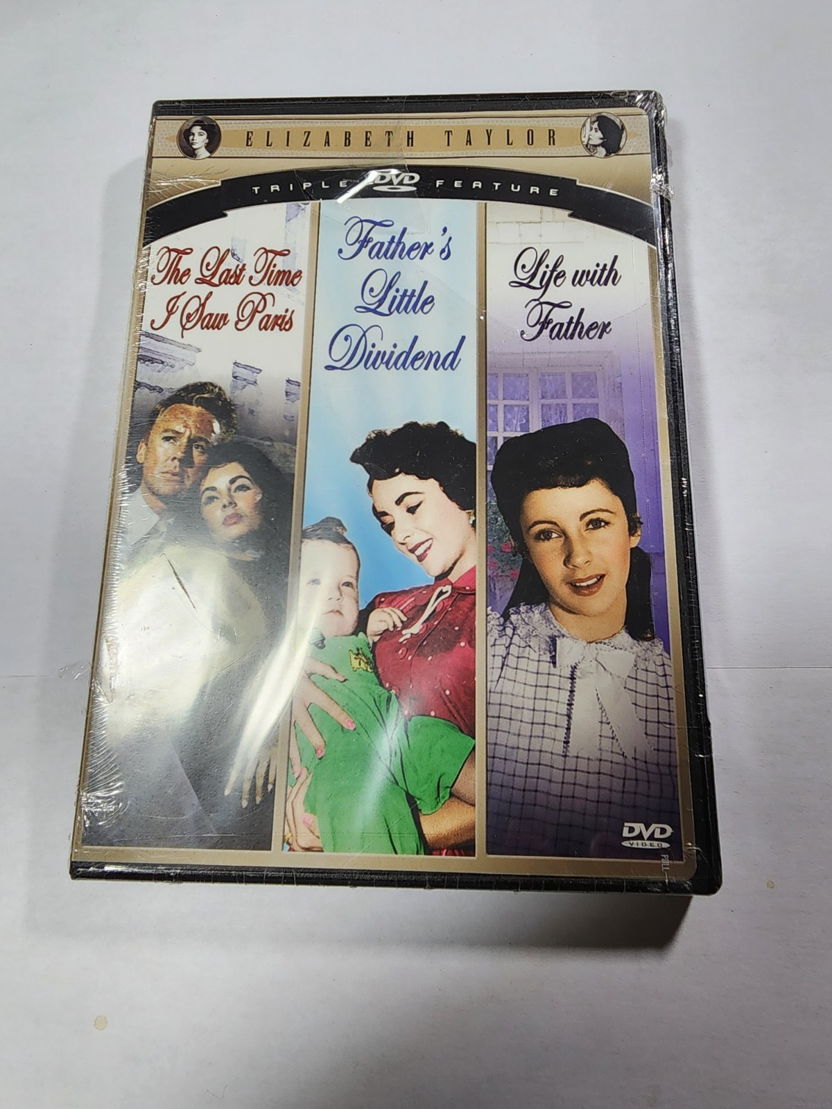 Elizabeth Taylor Triple Feature (DVD, 2004, Full Screen) Factory Sealed D11