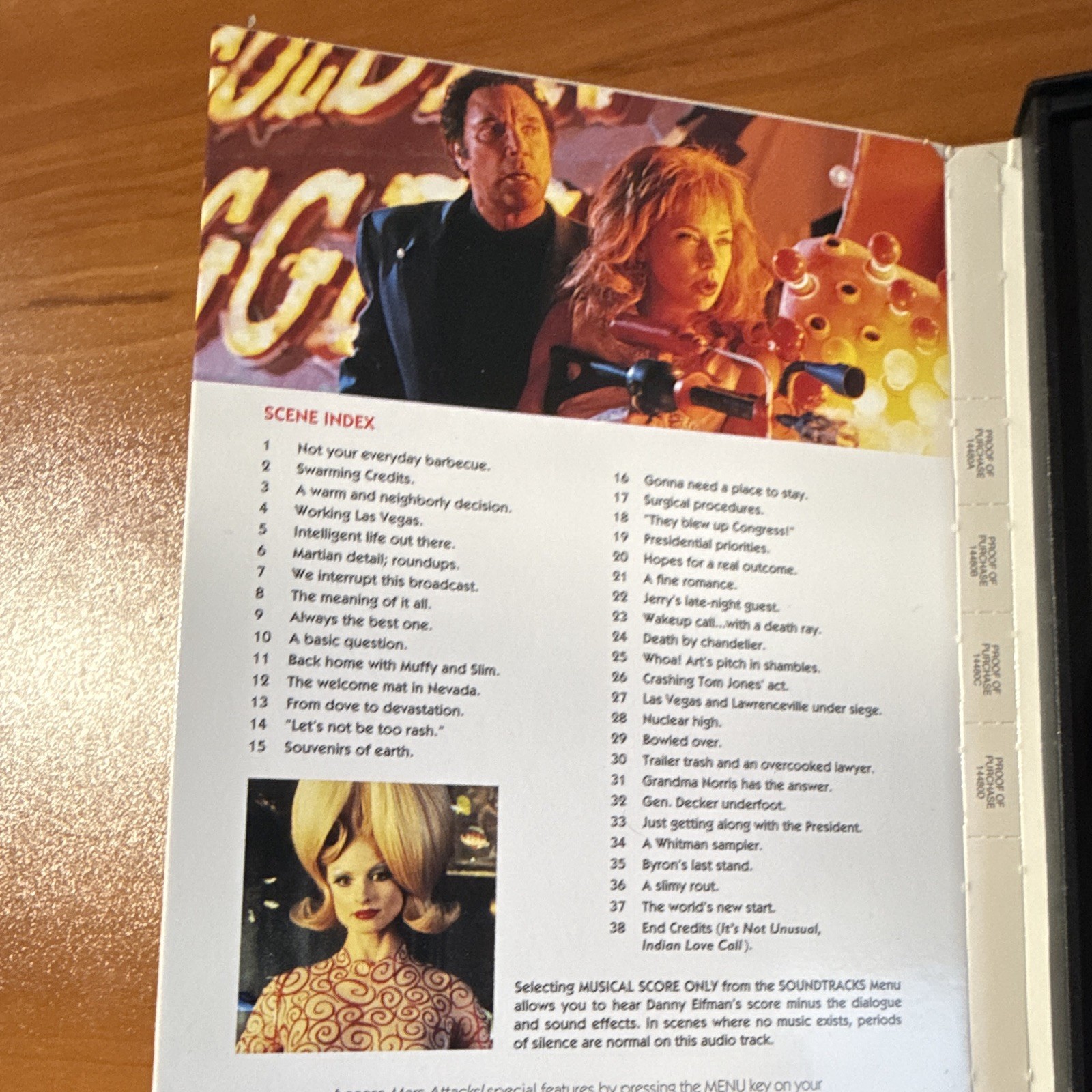 DVD Mars Attacks! (1997) PG-13 106 Min Widescreen Subtitles Eng/Fre/Spa
